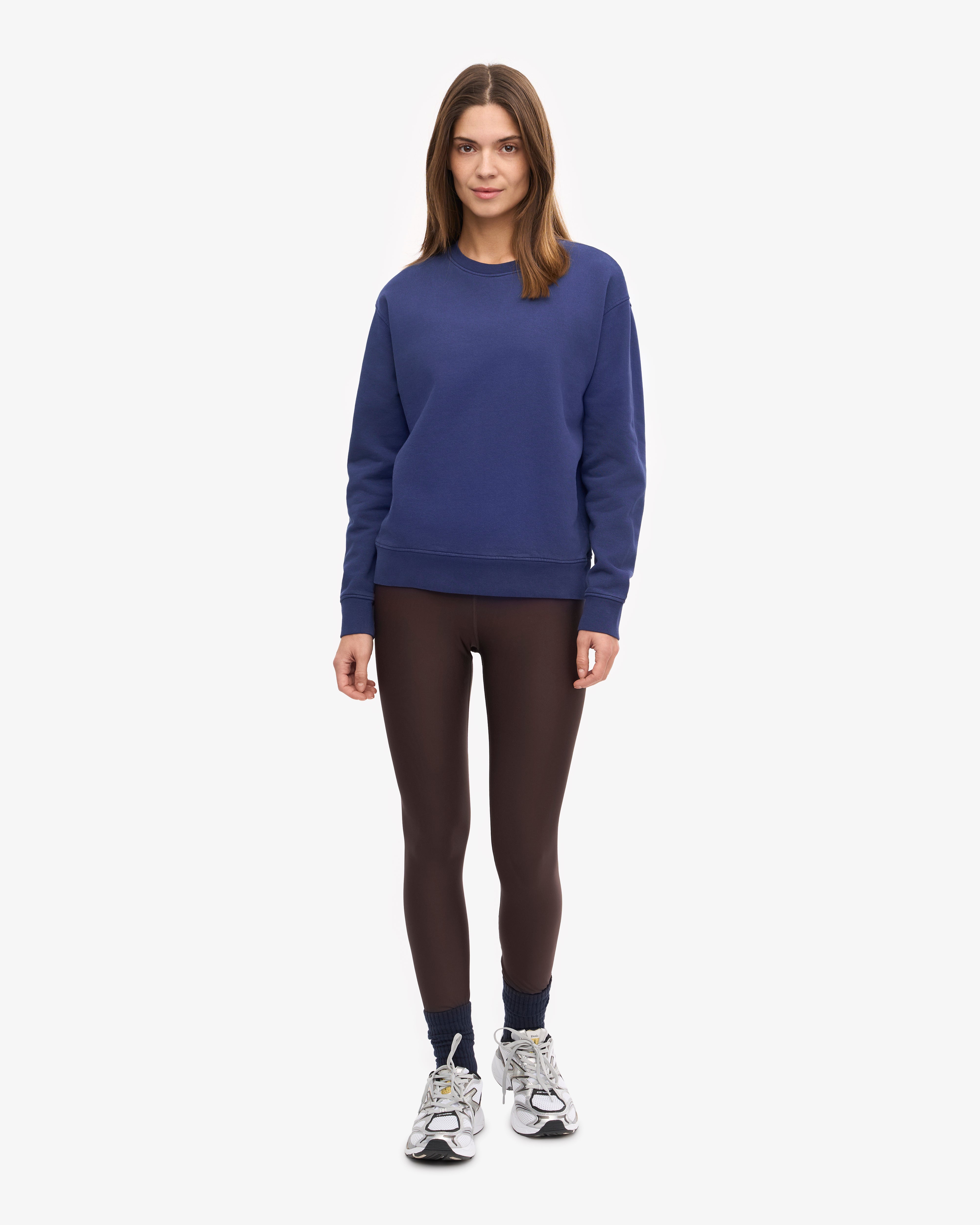 Women Classic Organic Crew - Marine Blue XS