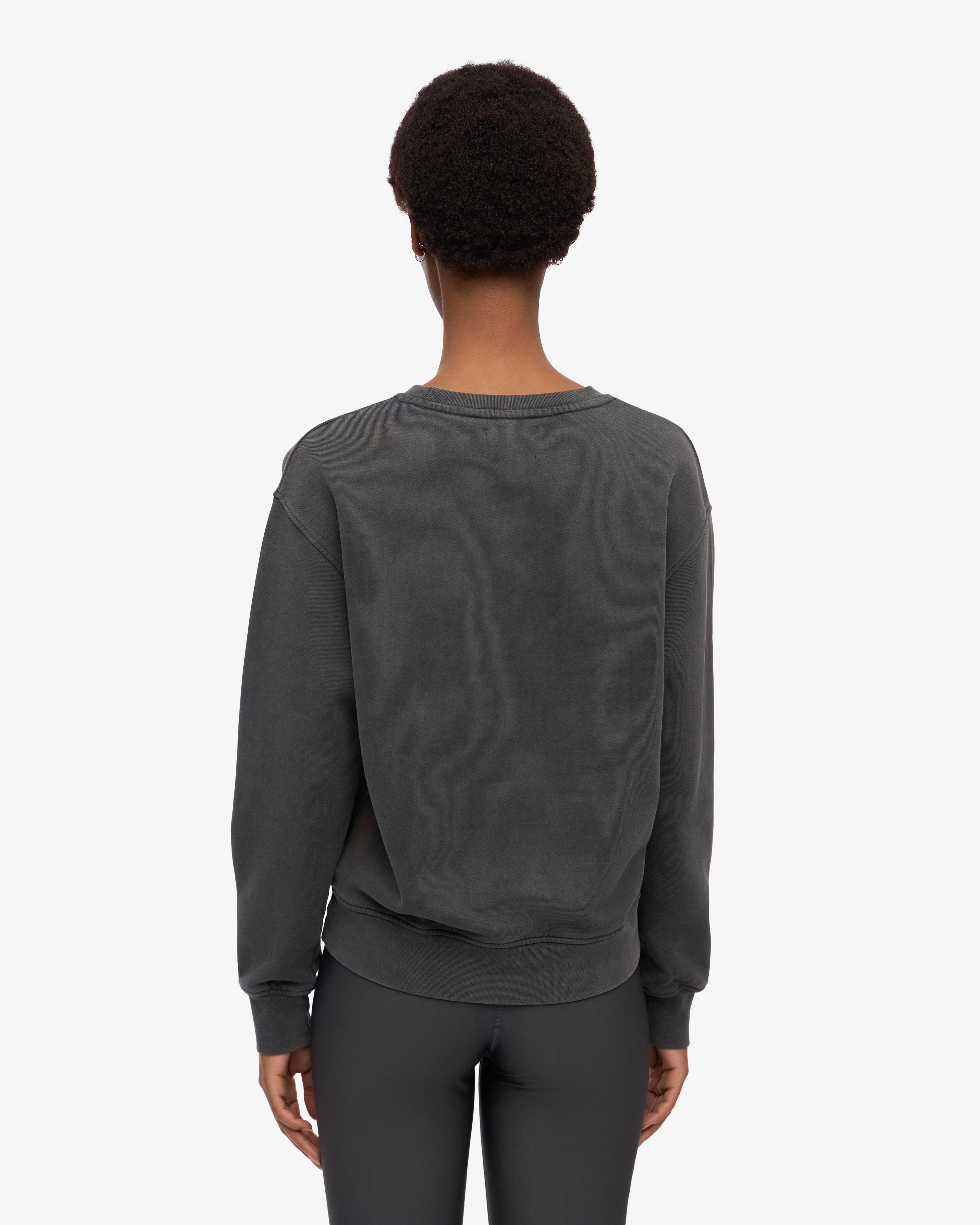 Women Classic Organic Crew - Faded Black XS