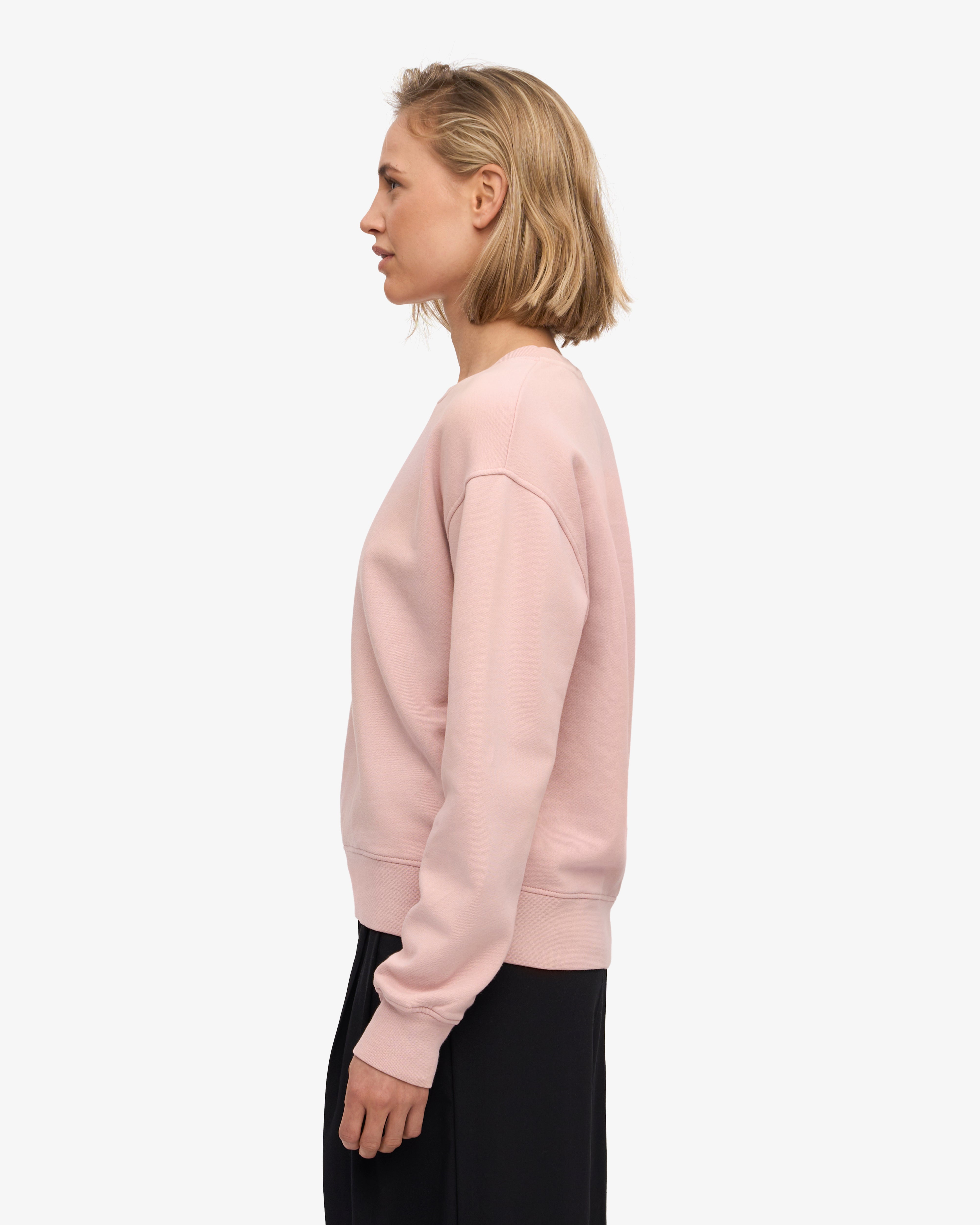 Women Classic Organic Crew - Faded Pink XS