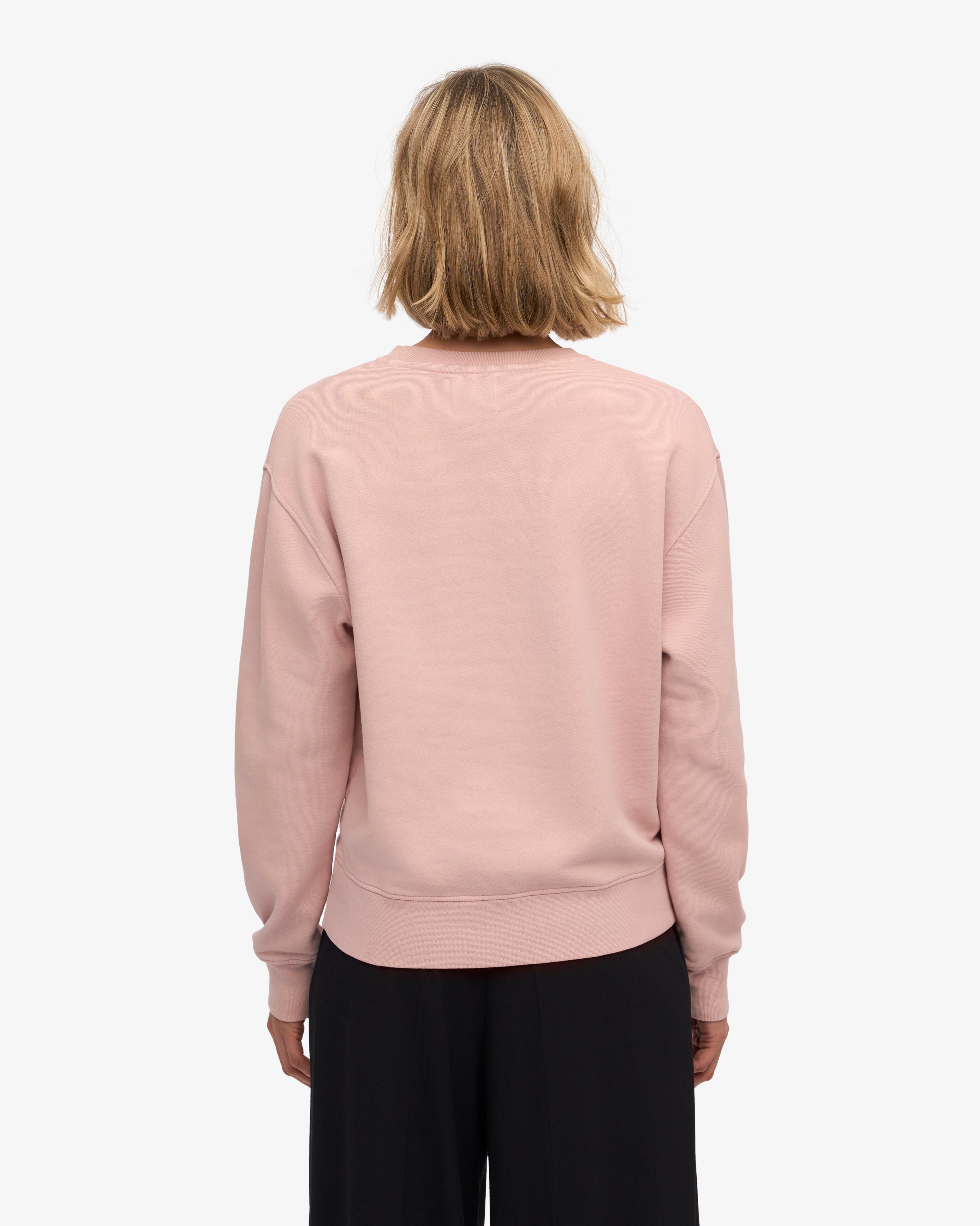 Women Classic Organic Crew - Faded Pink XS