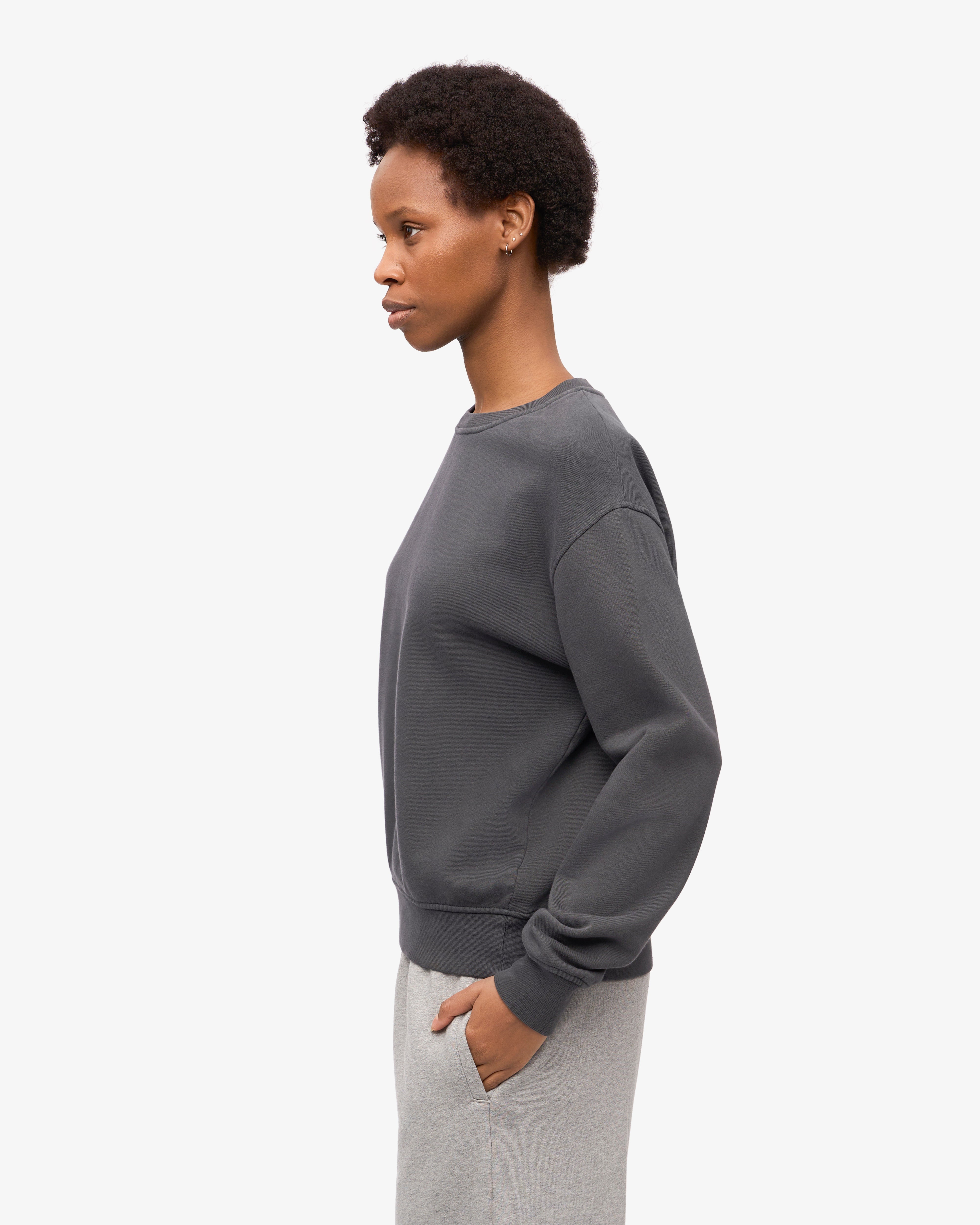 Women Classic Organic Crew - Lava Grey XS