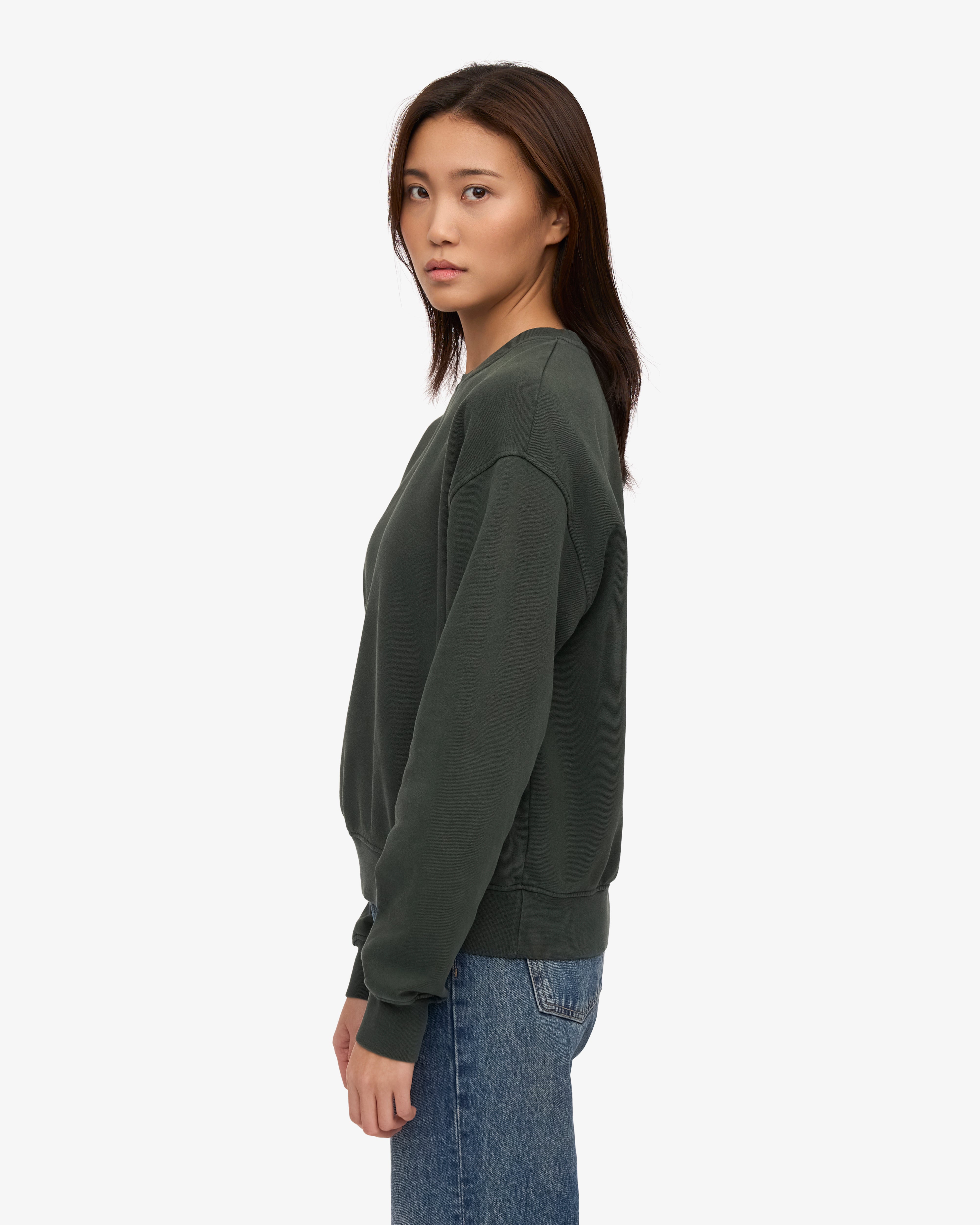 Women Classic Organic Crew - Midnight Forest XS