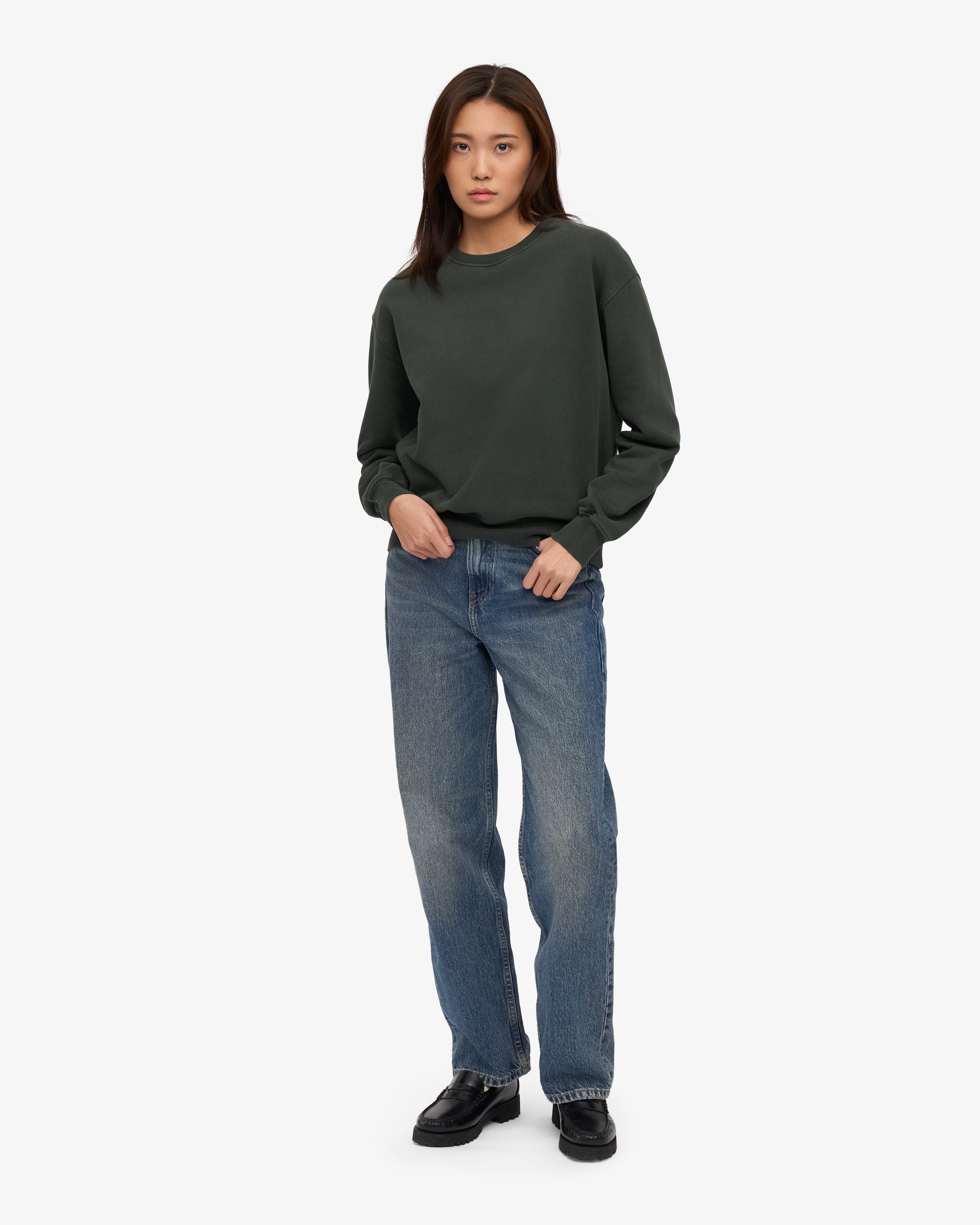 Women Classic Organic Crew - Midnight Forest XS