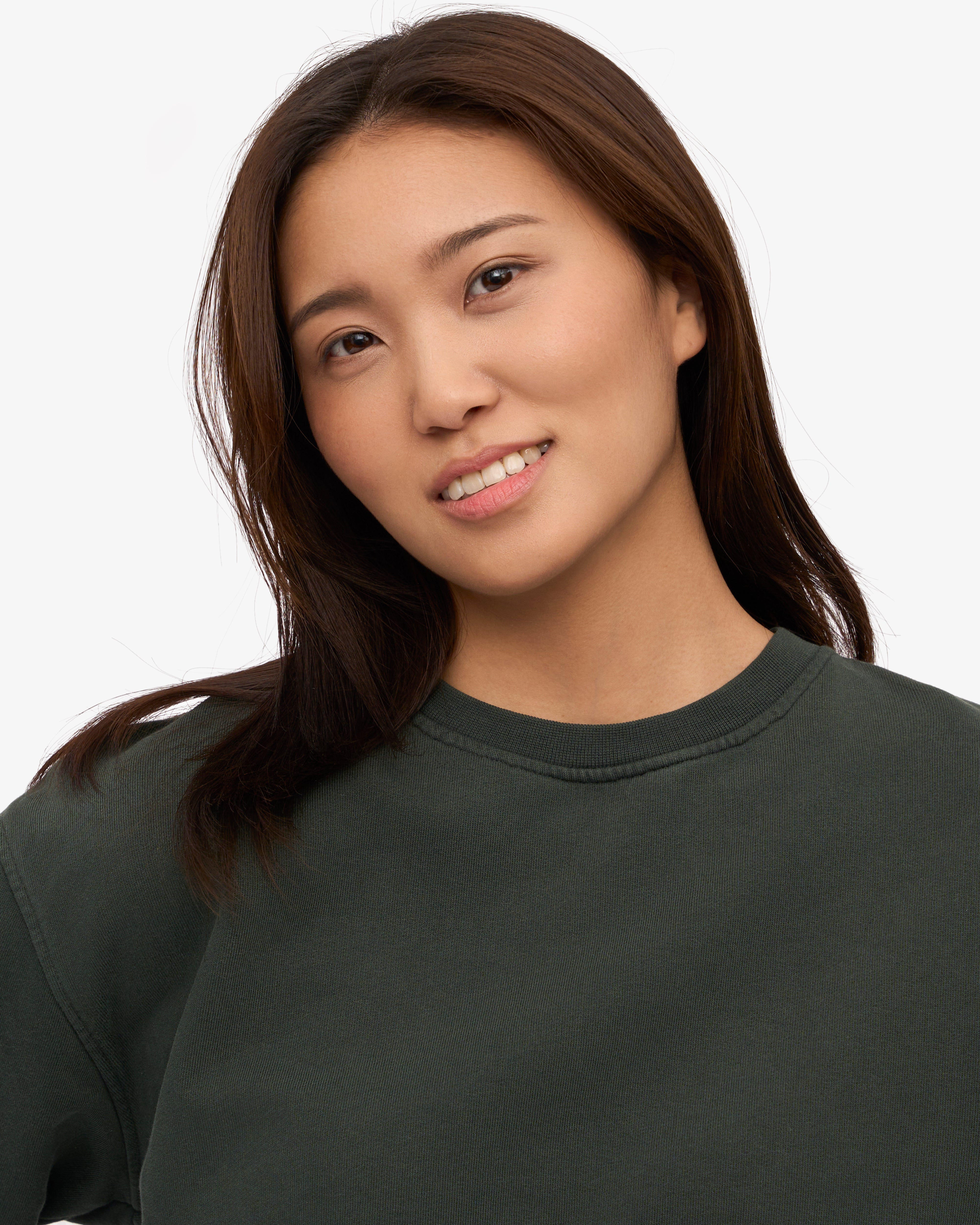 Women Classic Organic Crew - Midnight Forest XS