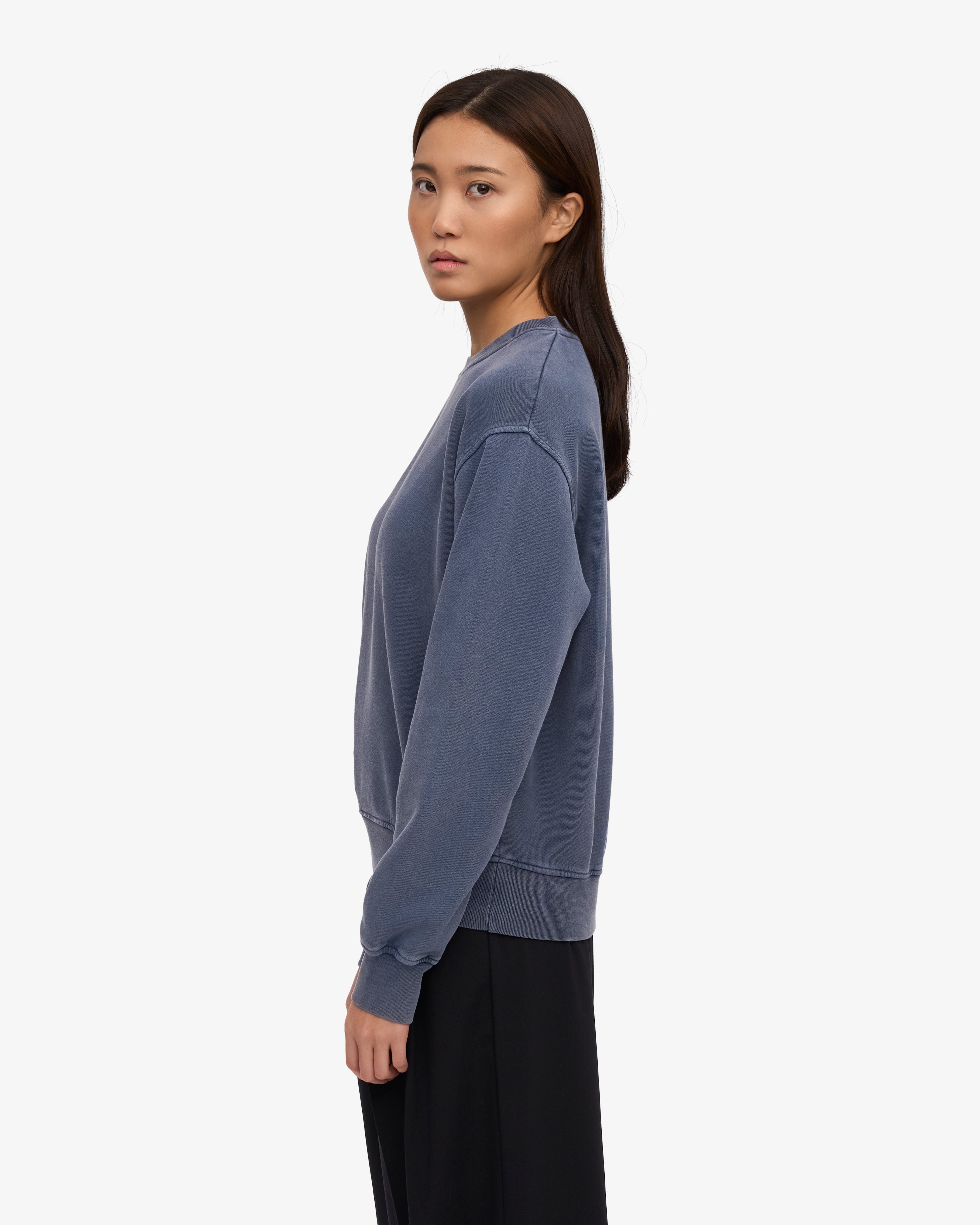 Women Classic Organic Crew - Neptune Blue XS
