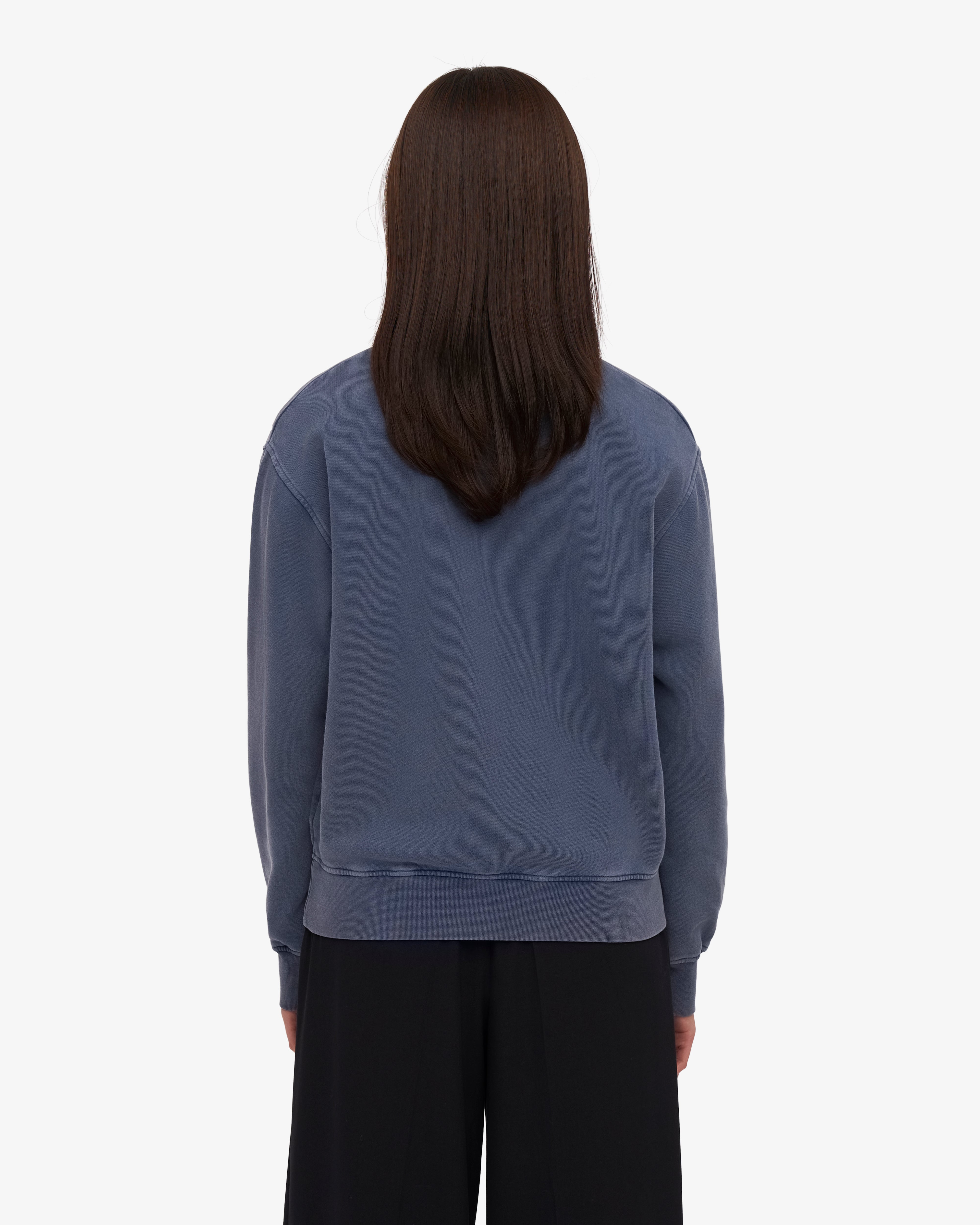 Women Classic Organic Crew - Neptune Blue XS