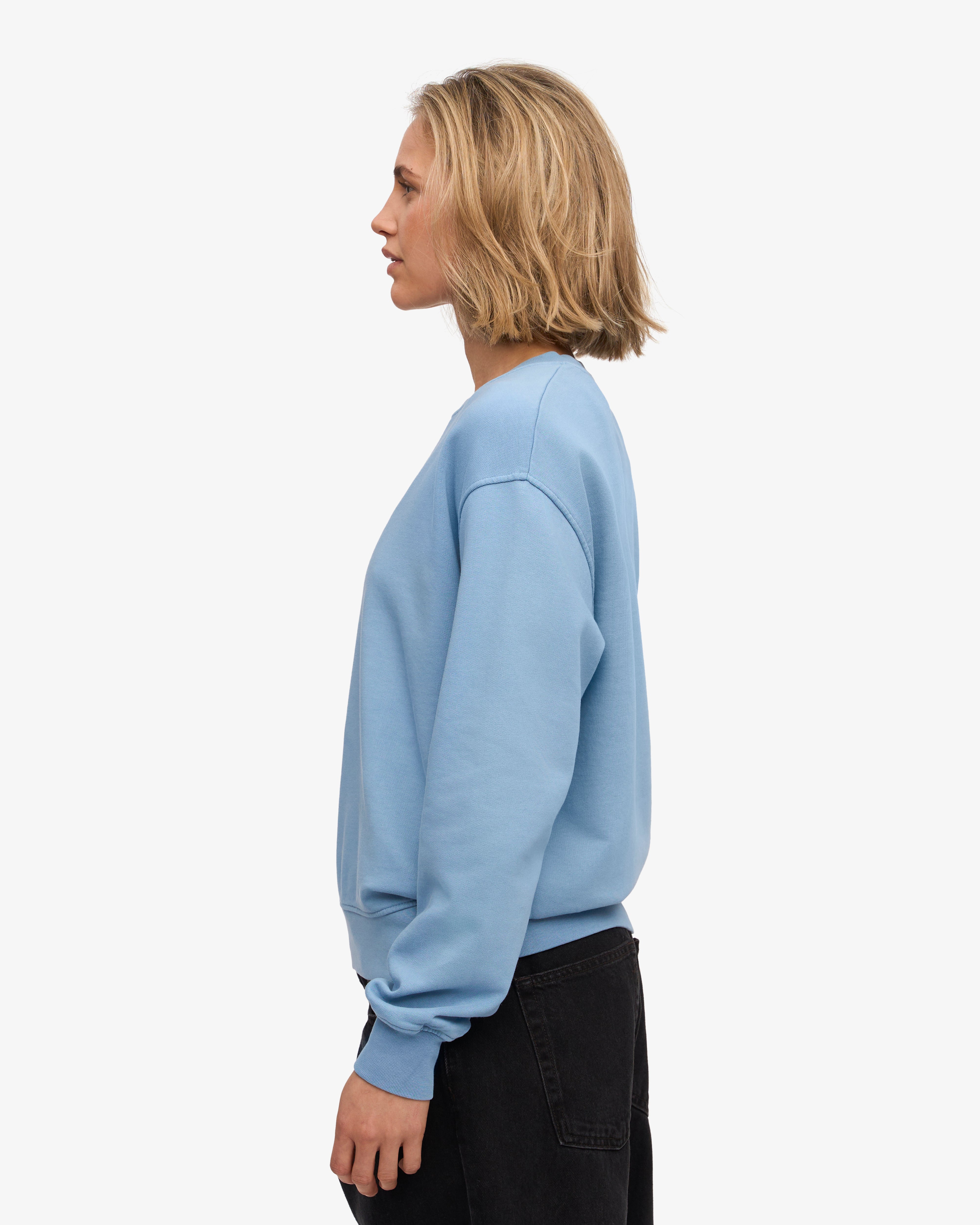 Women Classic Organic Crew - Seaside Blue XS
