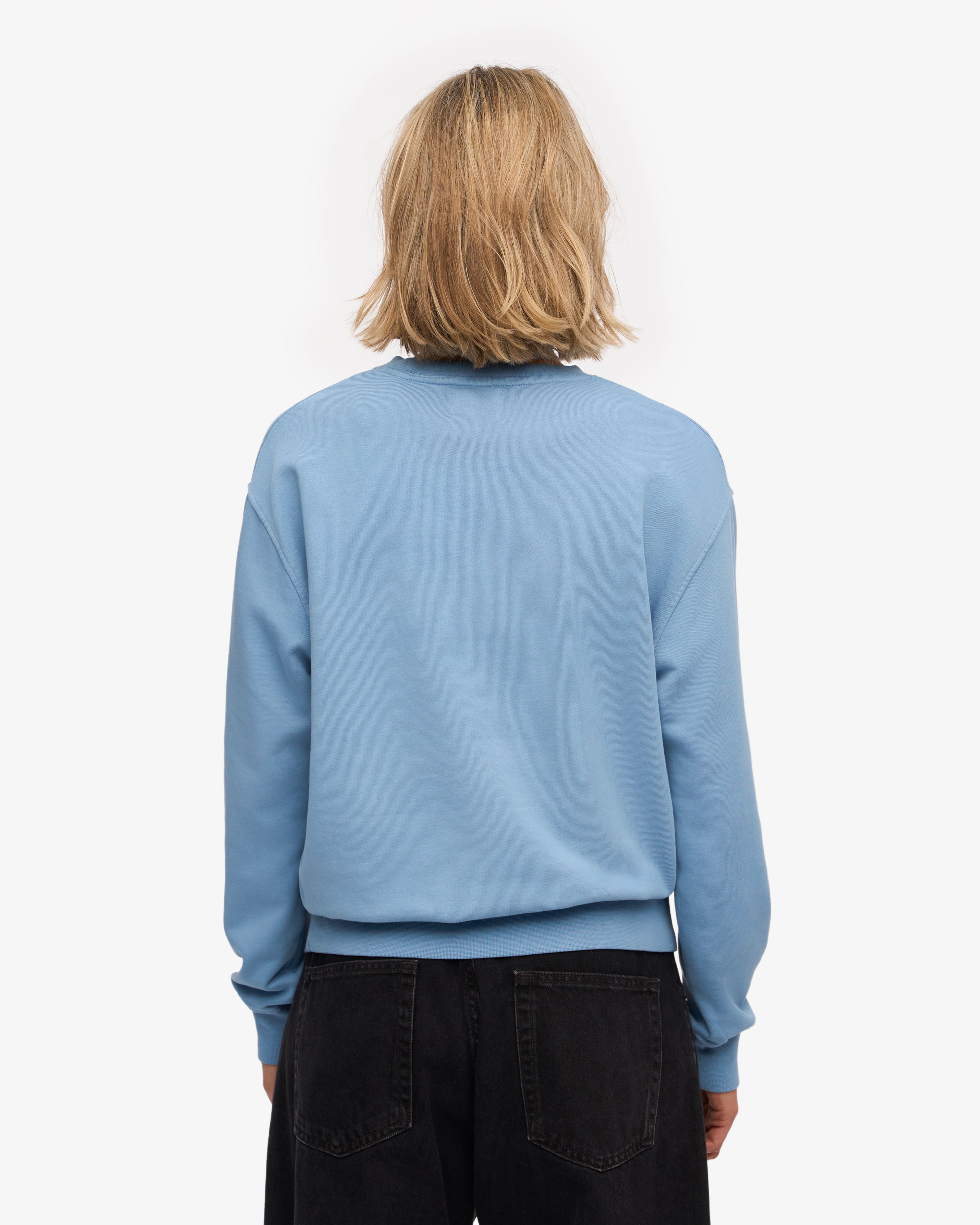 Women Classic Organic Crew - Seaside Blue XS
