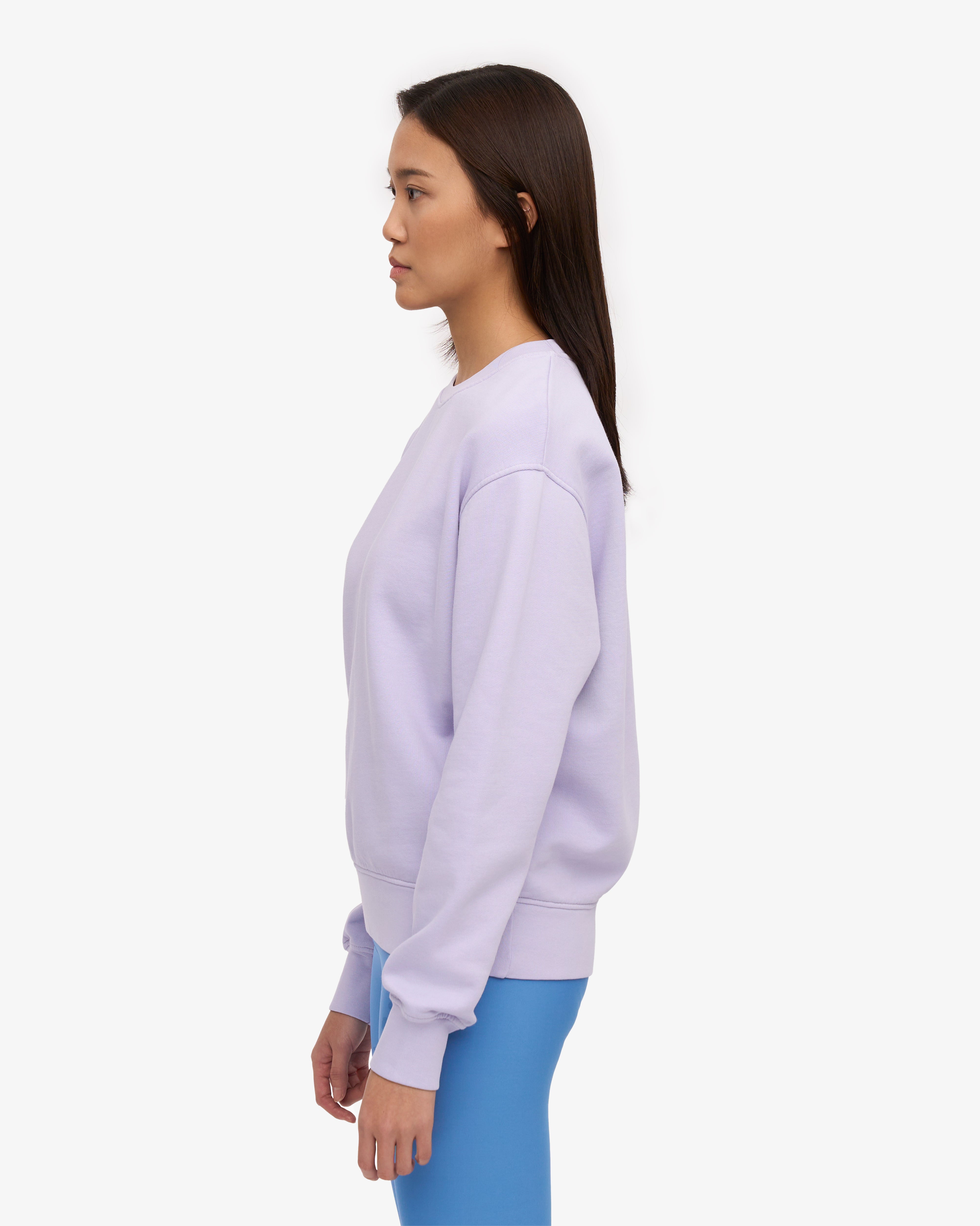 Women Classic Organic Crew - Soft Lavender XS