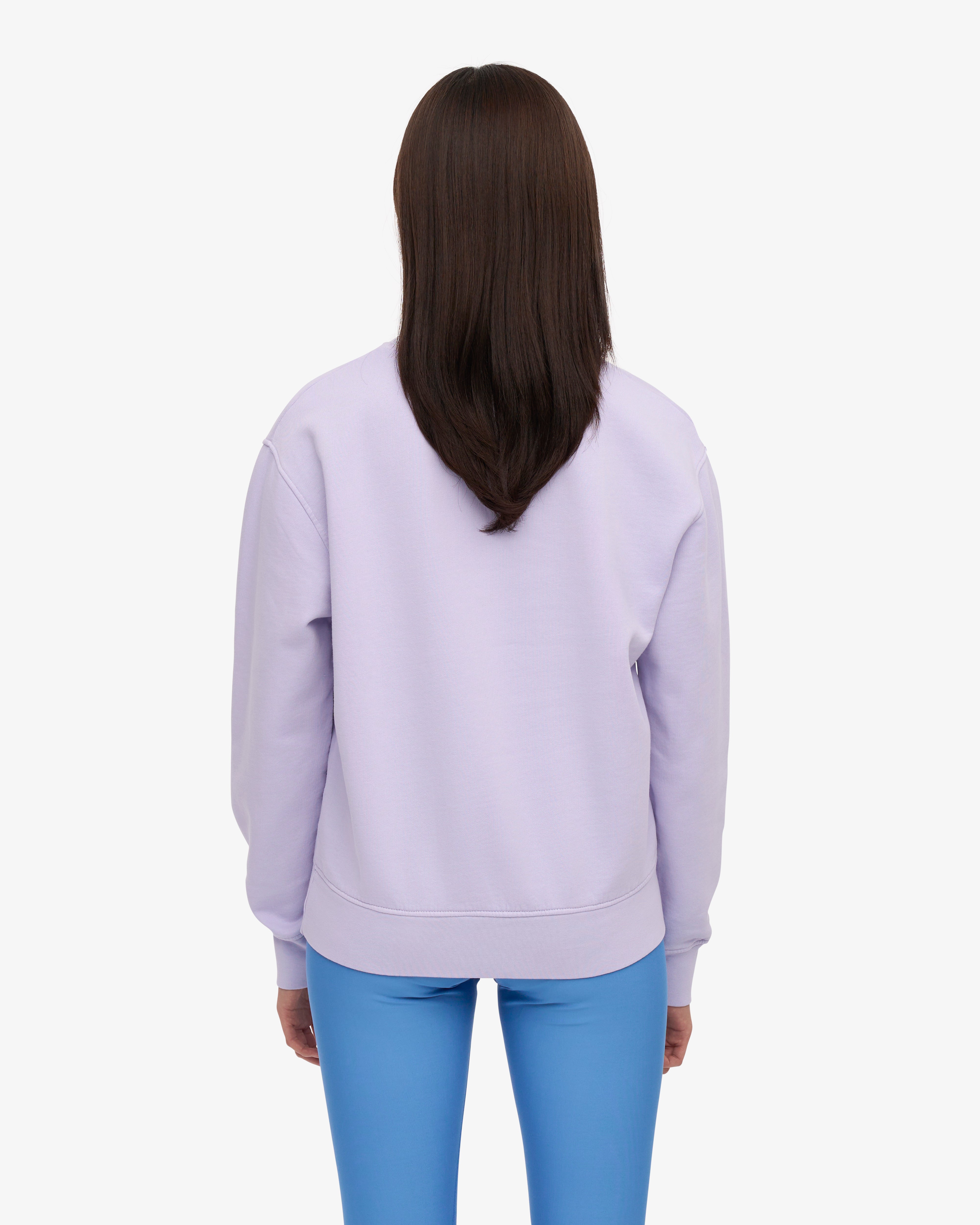 Women Classic Organic Crew - Soft Lavender XS