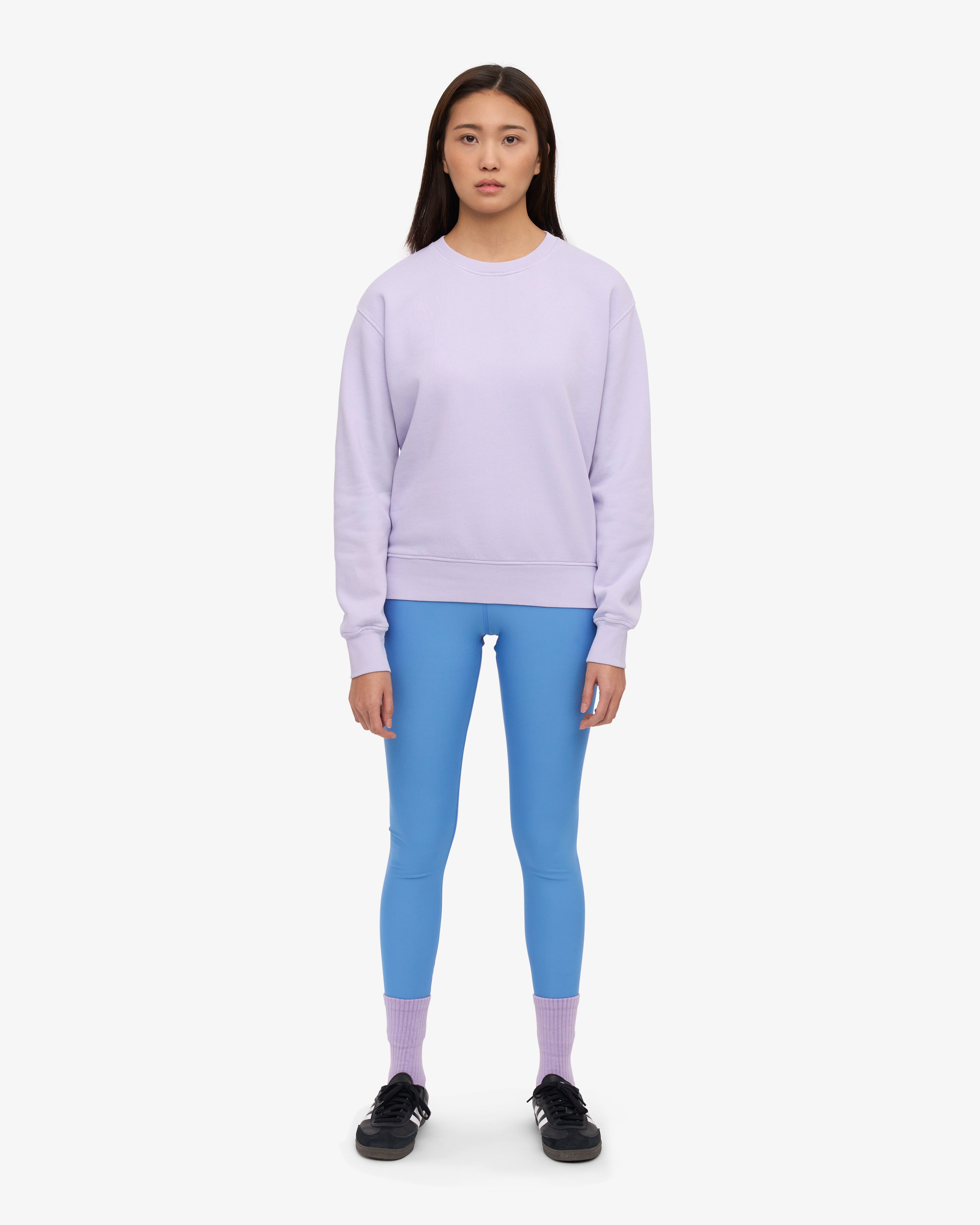 Women Classic Organic Crew - Soft Lavender XS