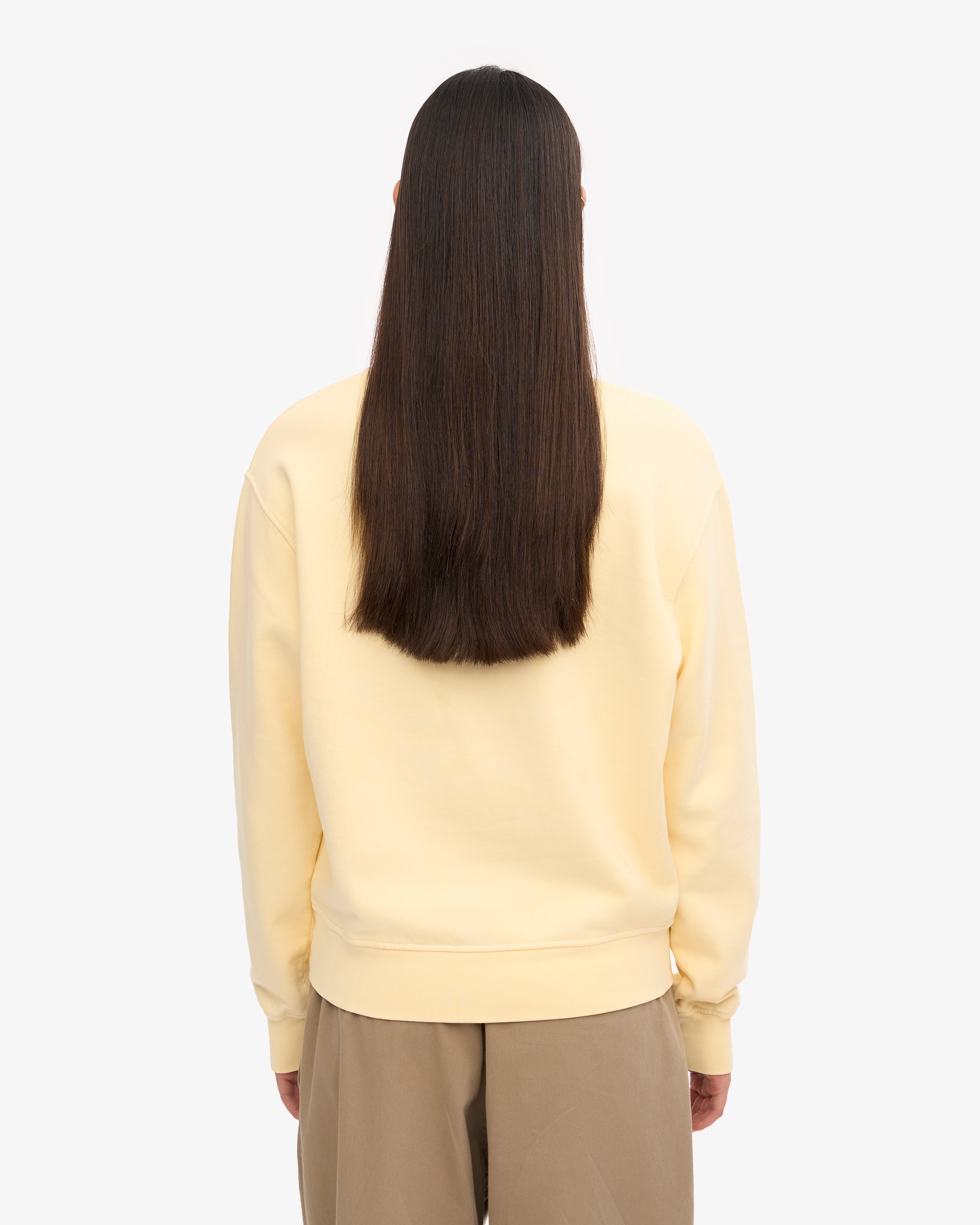 Women Classic Organic Crew - Soft Yellow XS