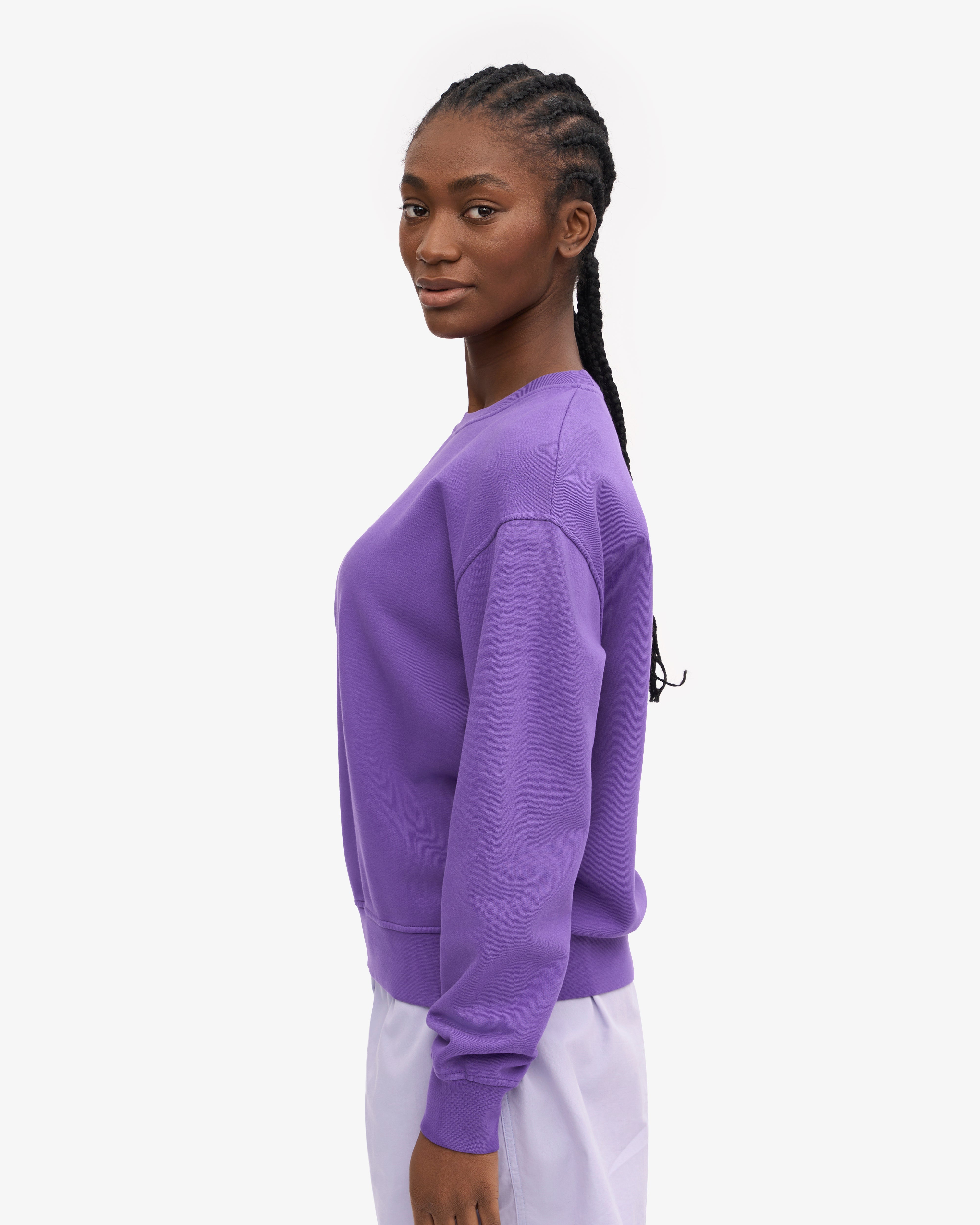 Women Classic Organic Crew - Ultra Violet XS