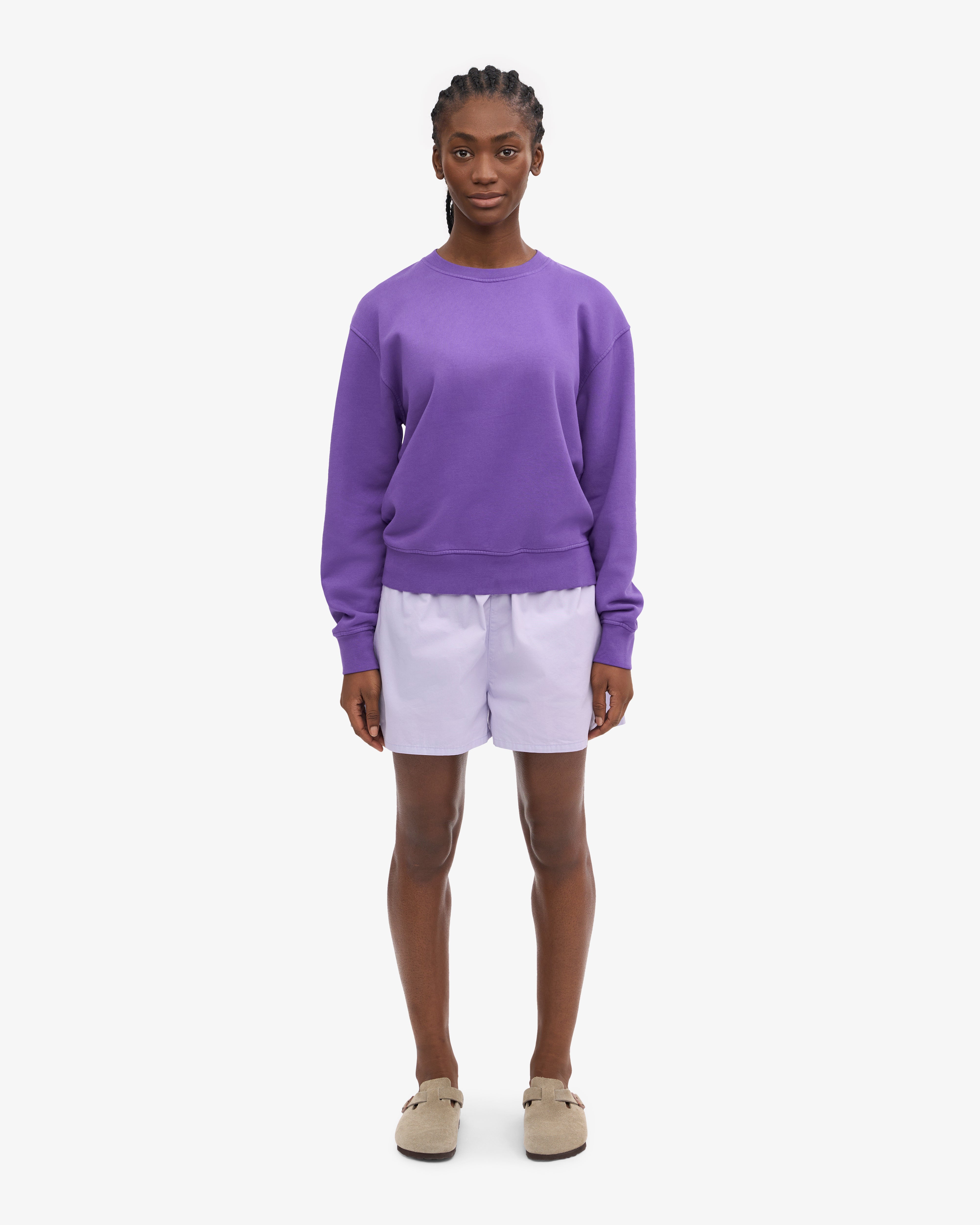 Women Classic Organic Crew - Ultra Violet XS