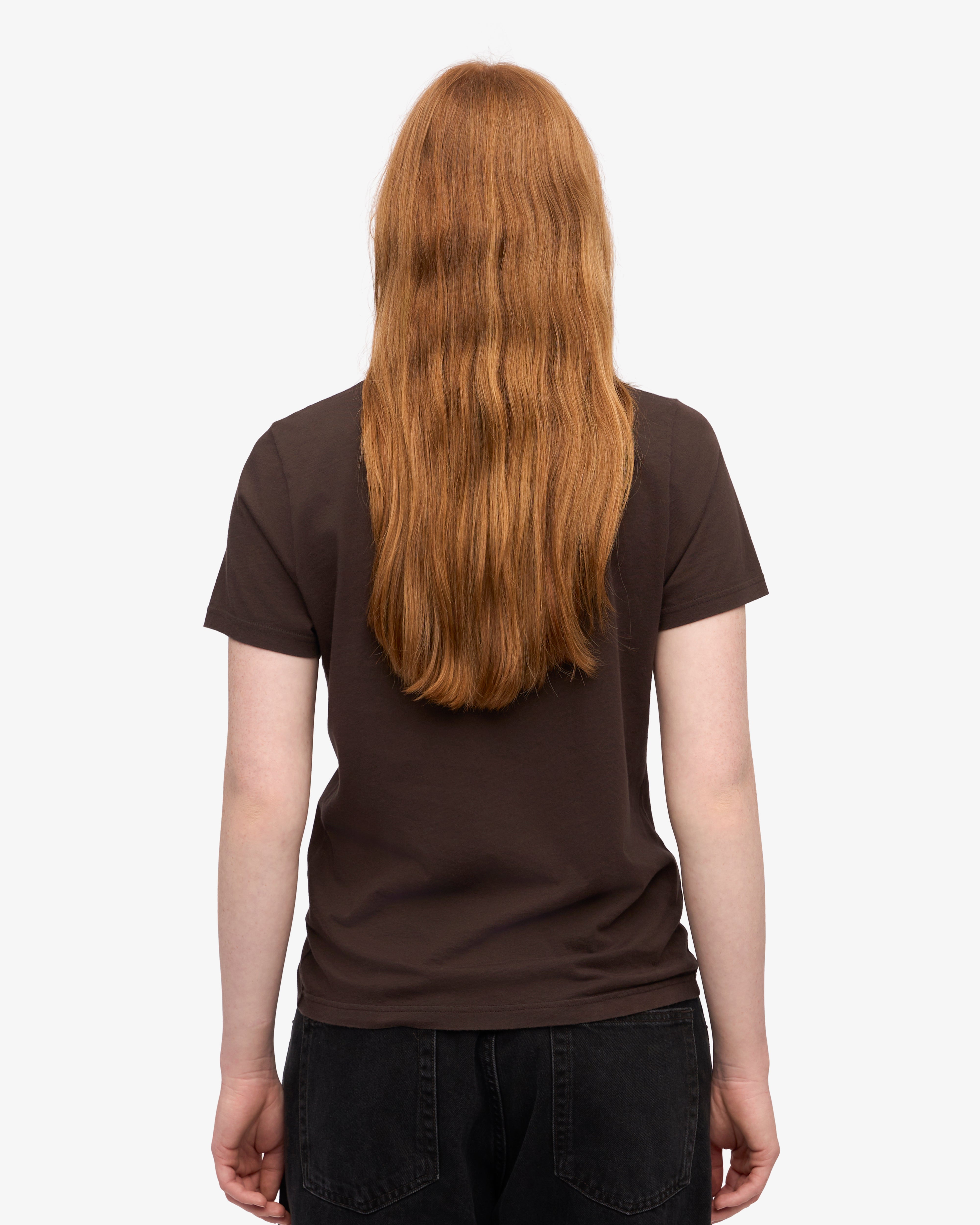 Women Light Organic Tee - Coffee Brown