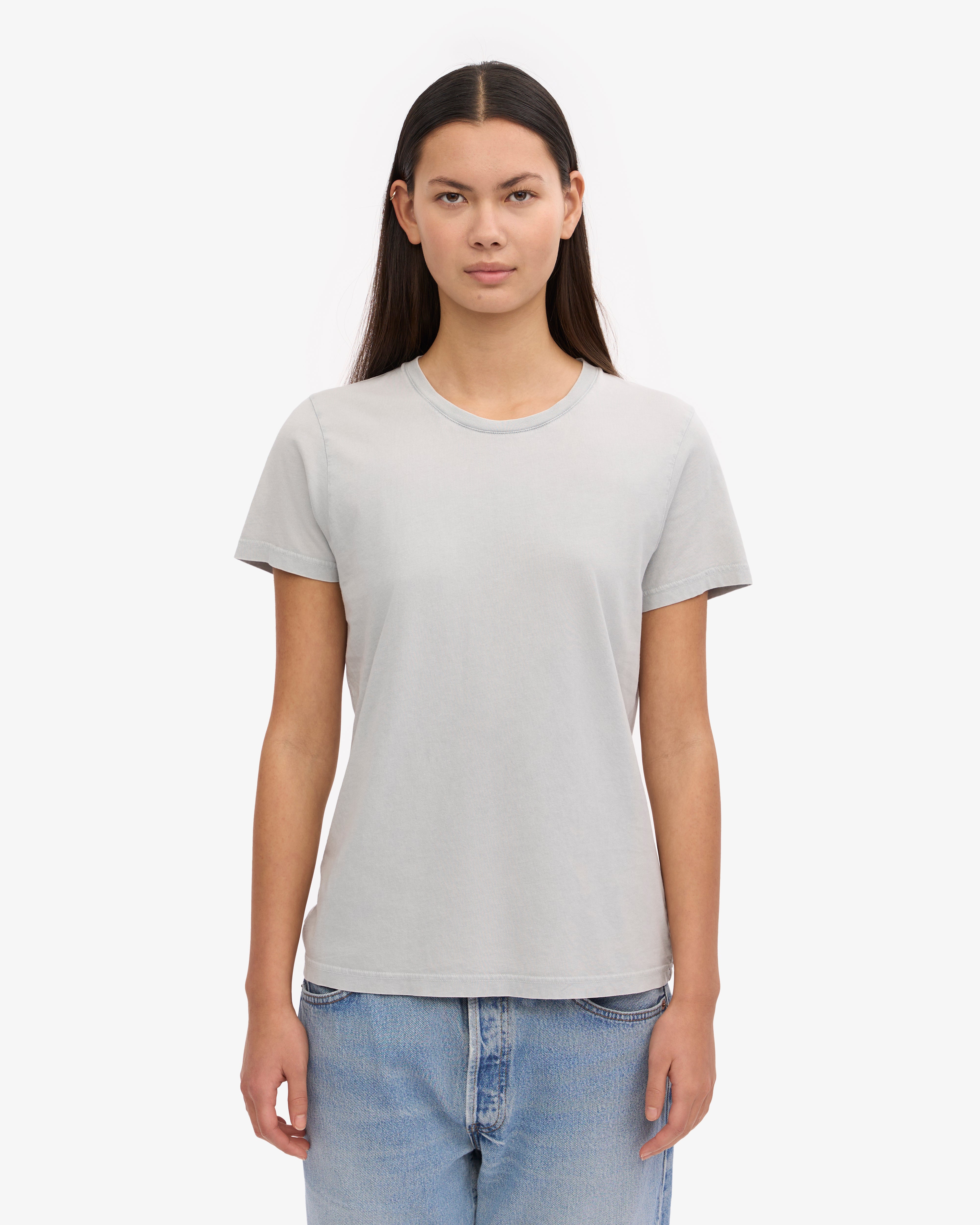 Women Light Organic Tee - Faded Grey