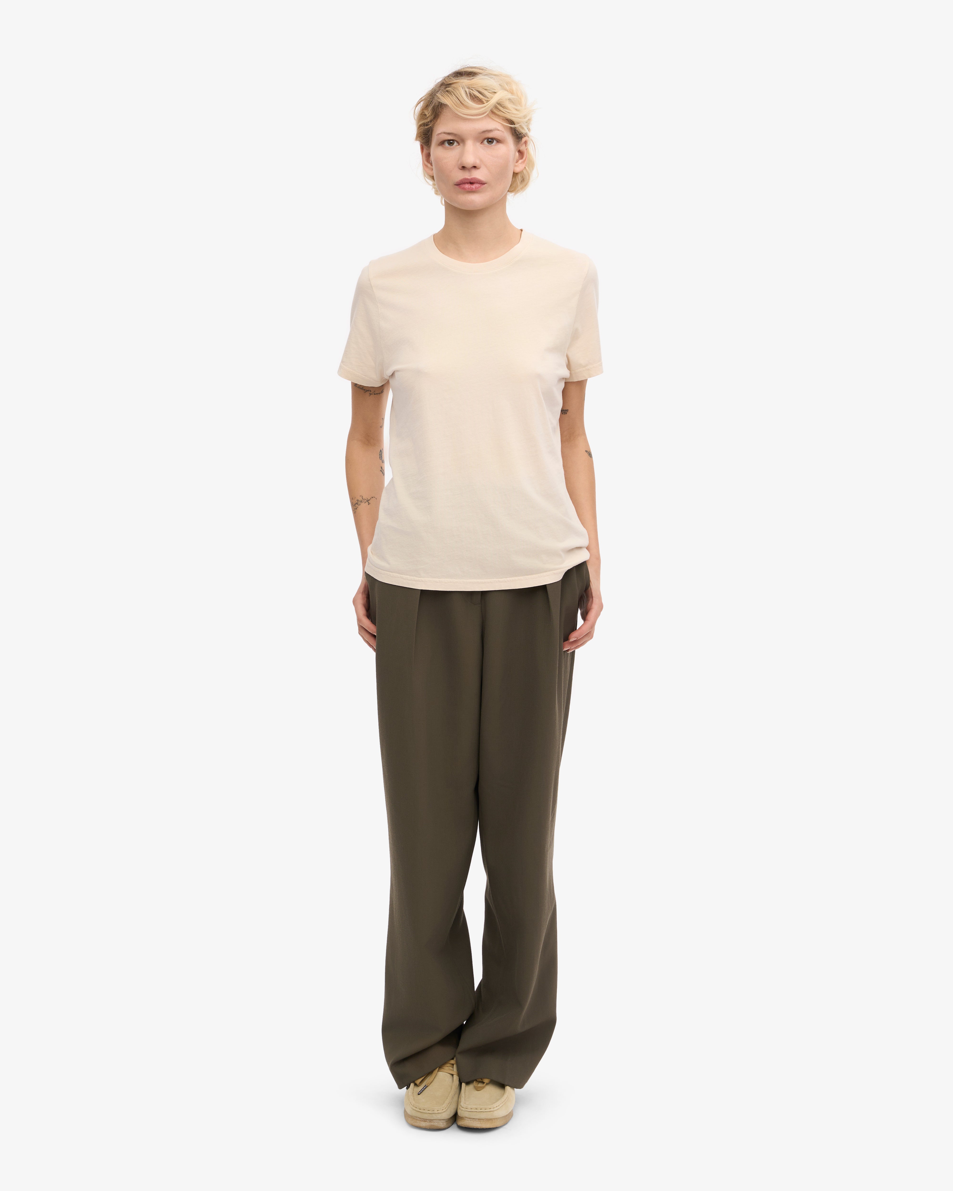 Women Light Organic Tee - Ivory White