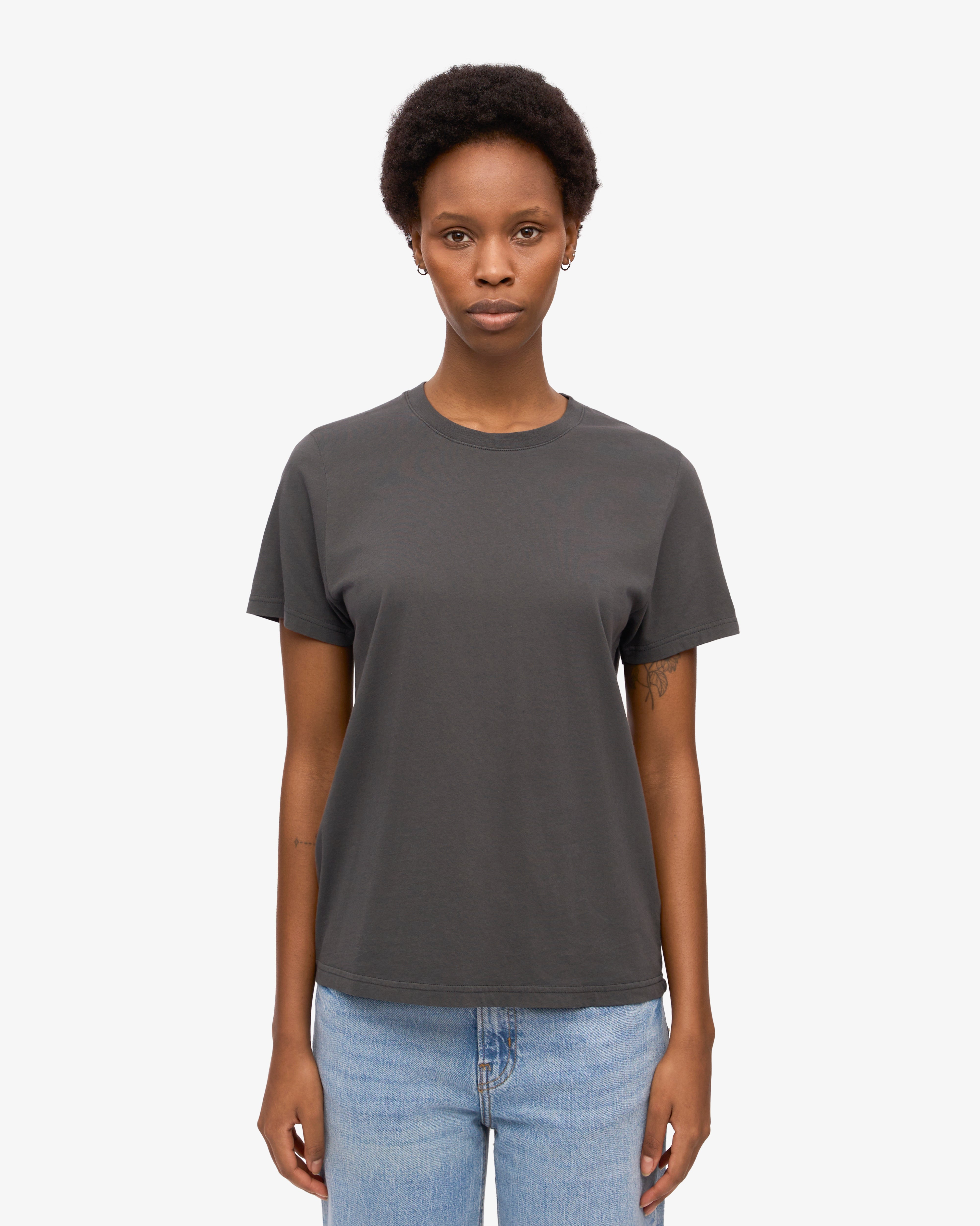Women Light Organic Tee - Lava Grey