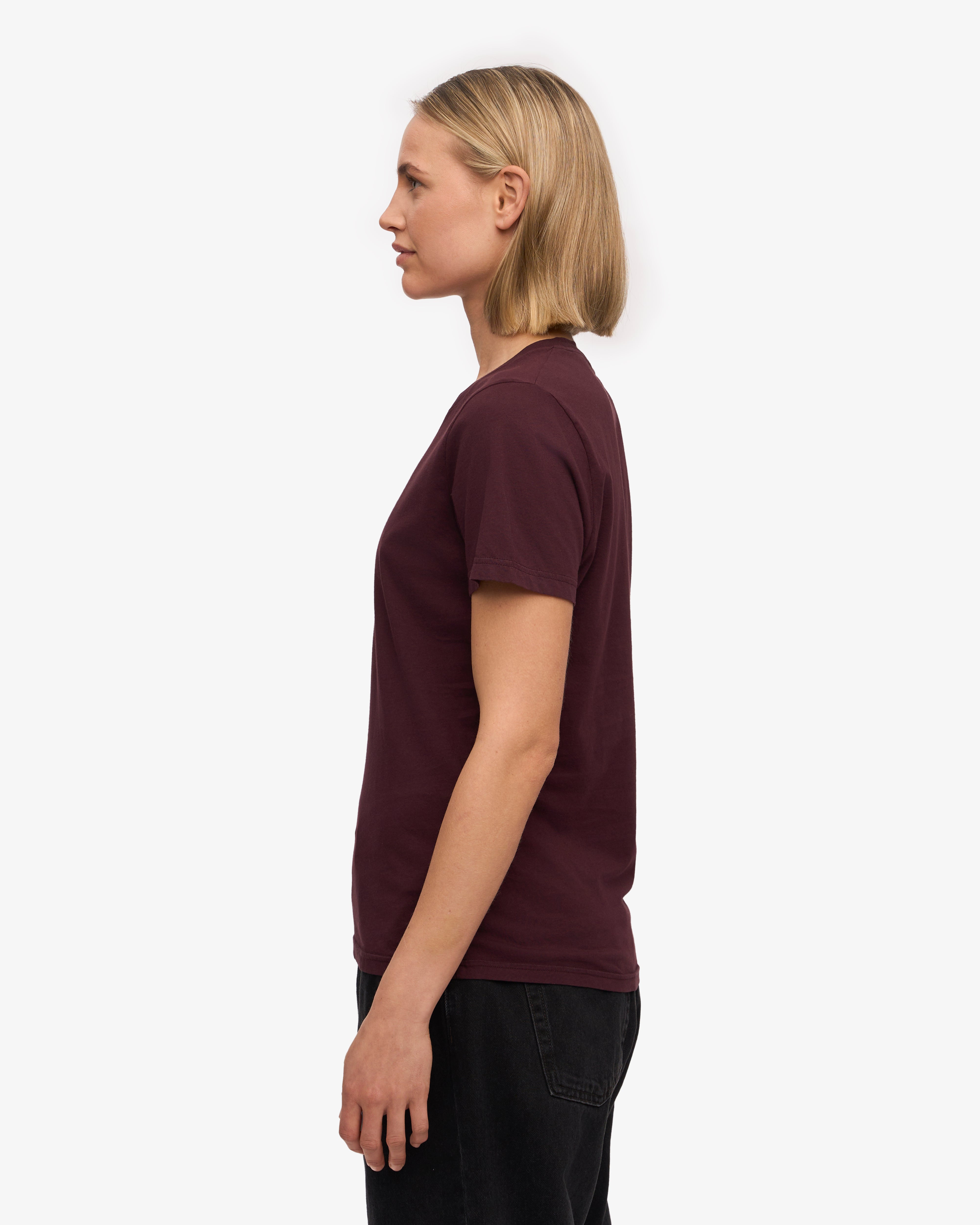 Women Light Organic Tee - Oxblood Red (3-Pack)