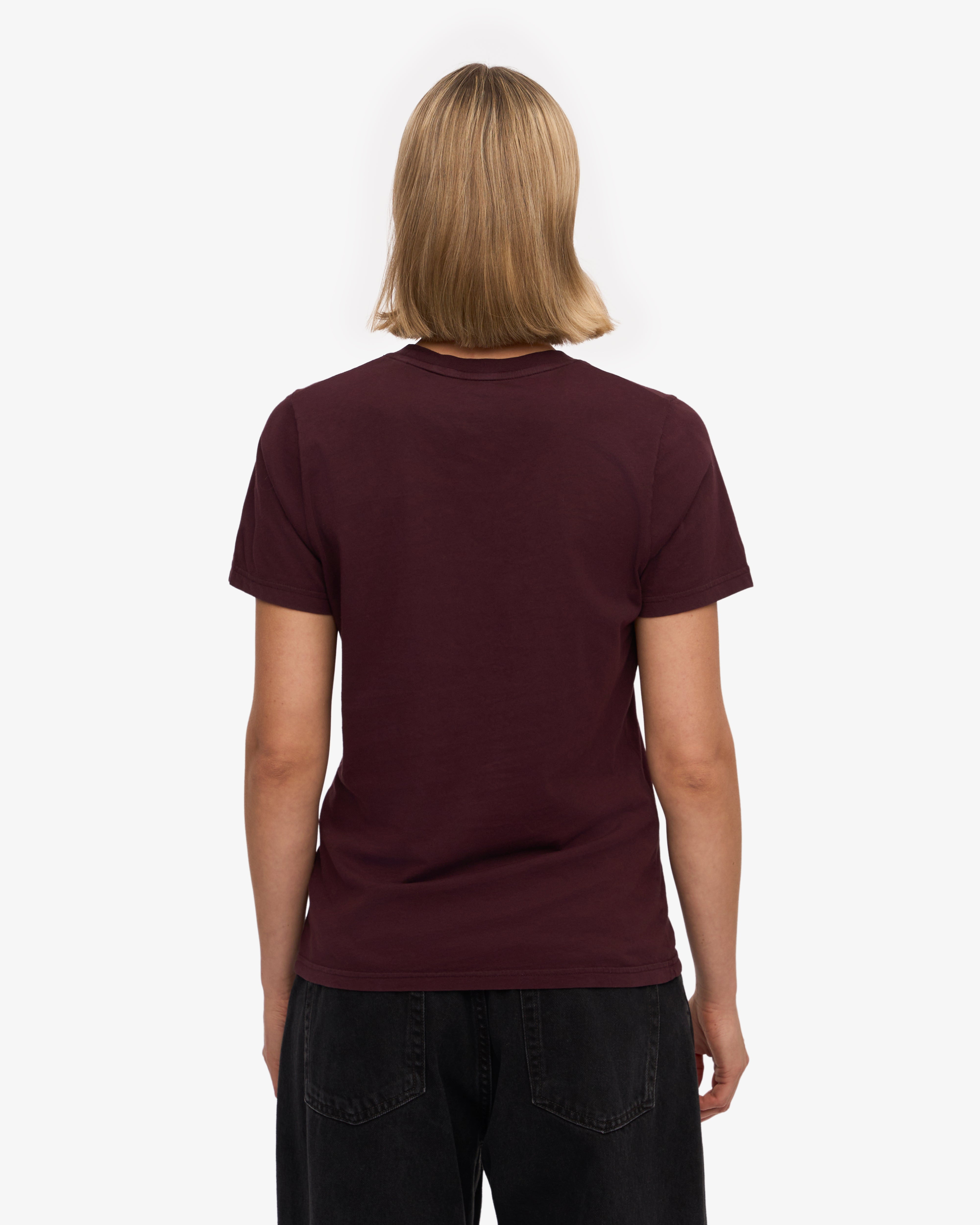 Women Light Organic Tee - Oxblood Red (3-Pack)