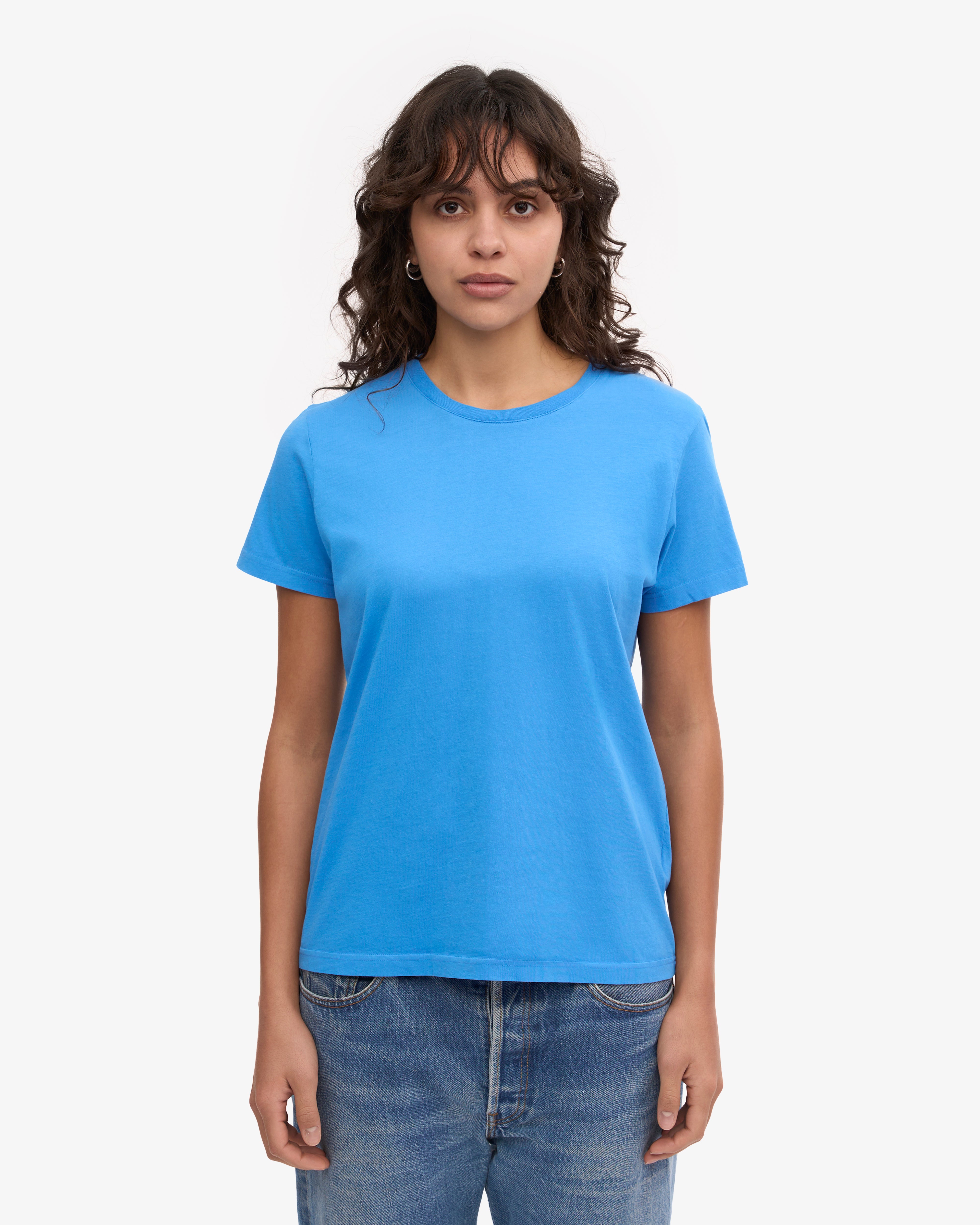 Women Light Organic Tee - Pacific Blue