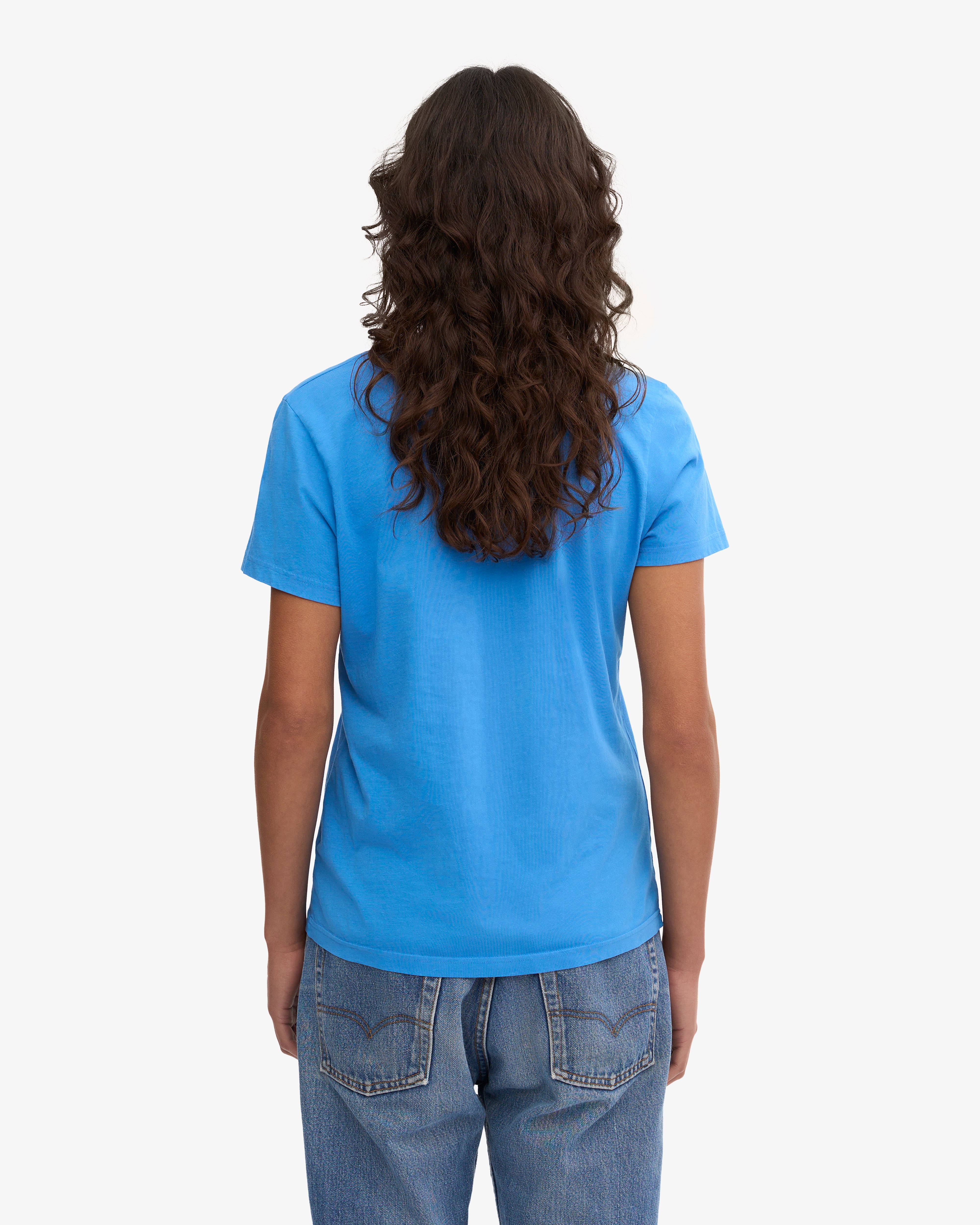 Women Light Organic Tee - Pacific Blue