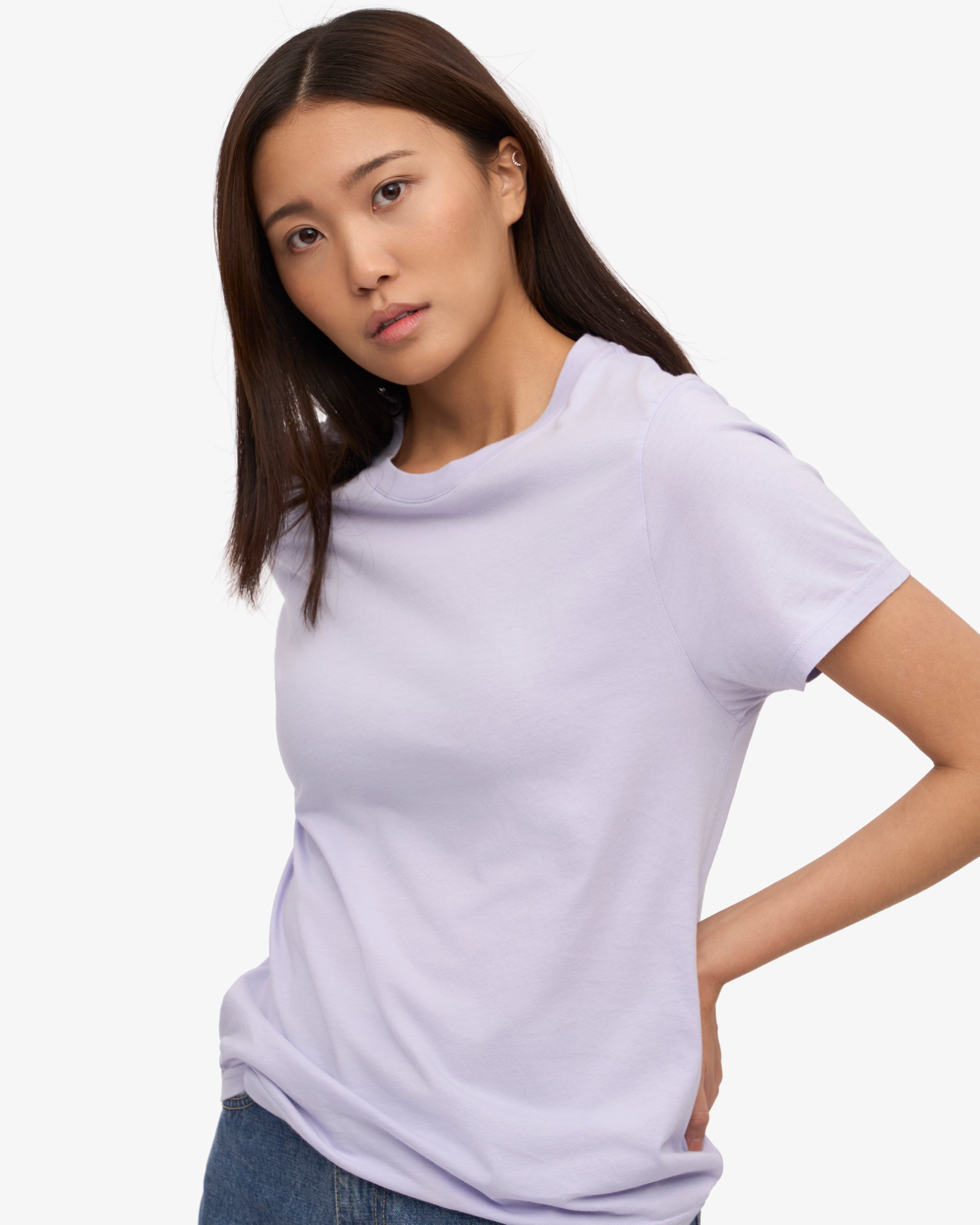 Women Light Organic Tee - Soft Lavender (3-Pack)