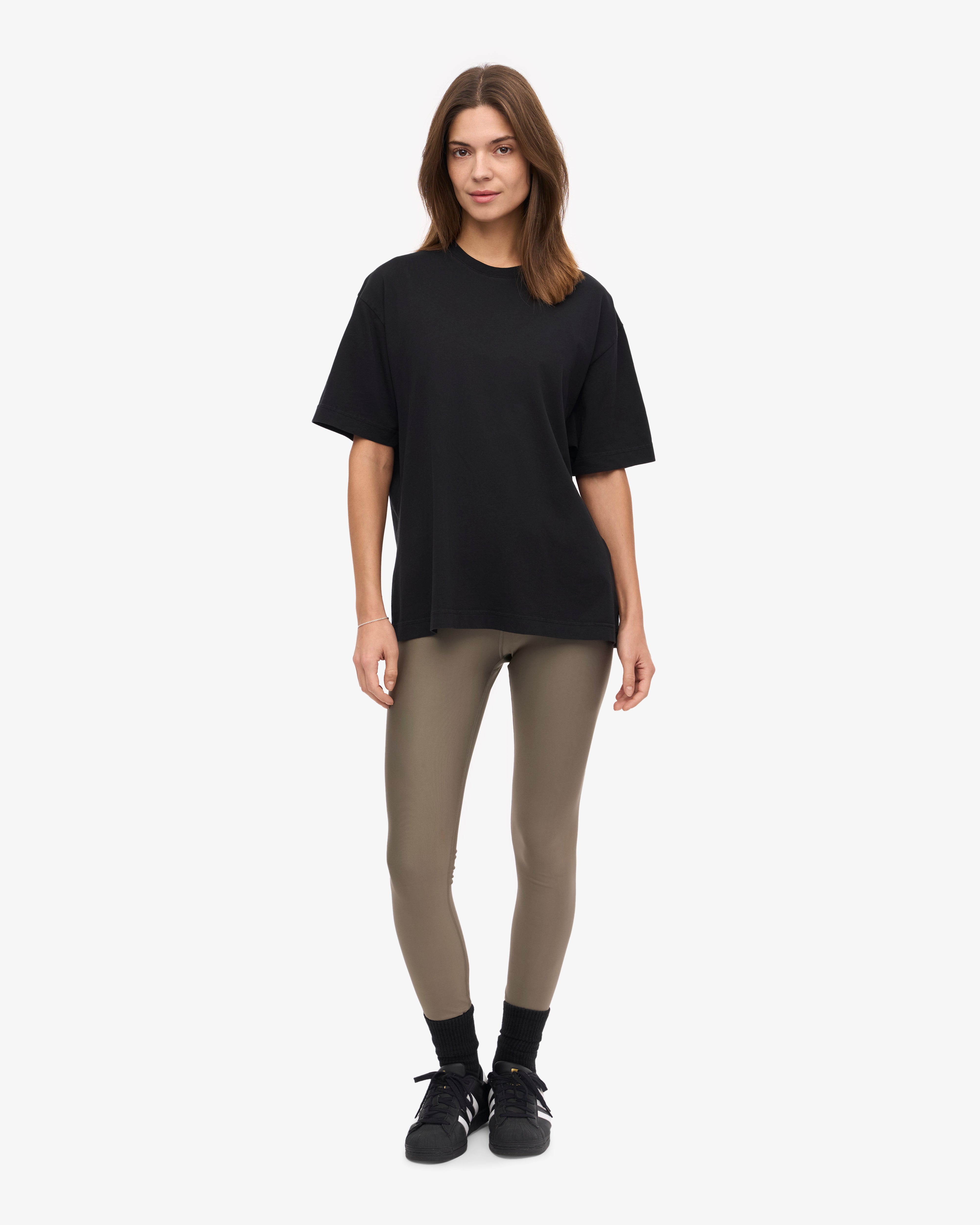 Oversized Organic T-Shirt - Deep Black XS