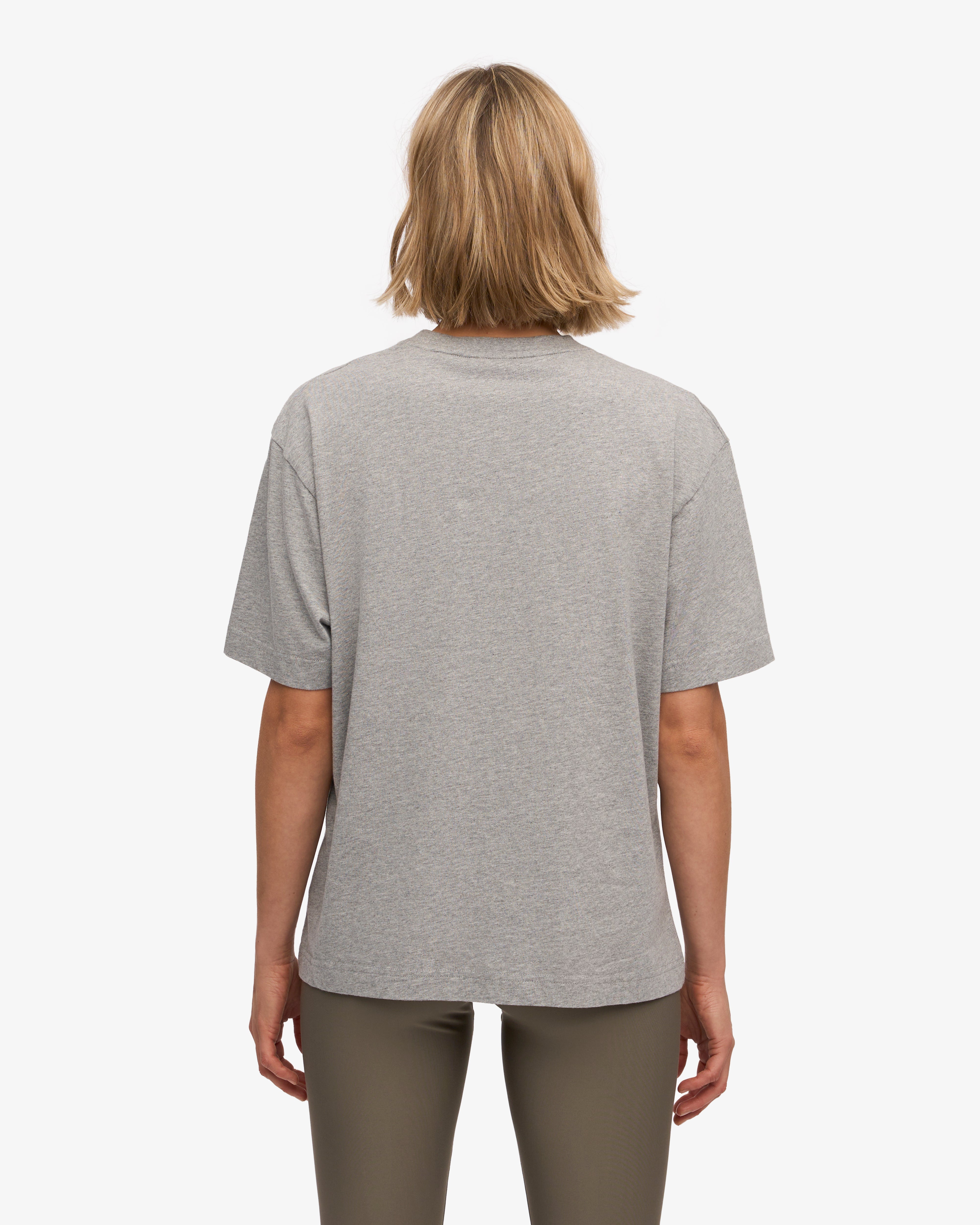 Oversized Organic T-Shirt - Heather Grey XS