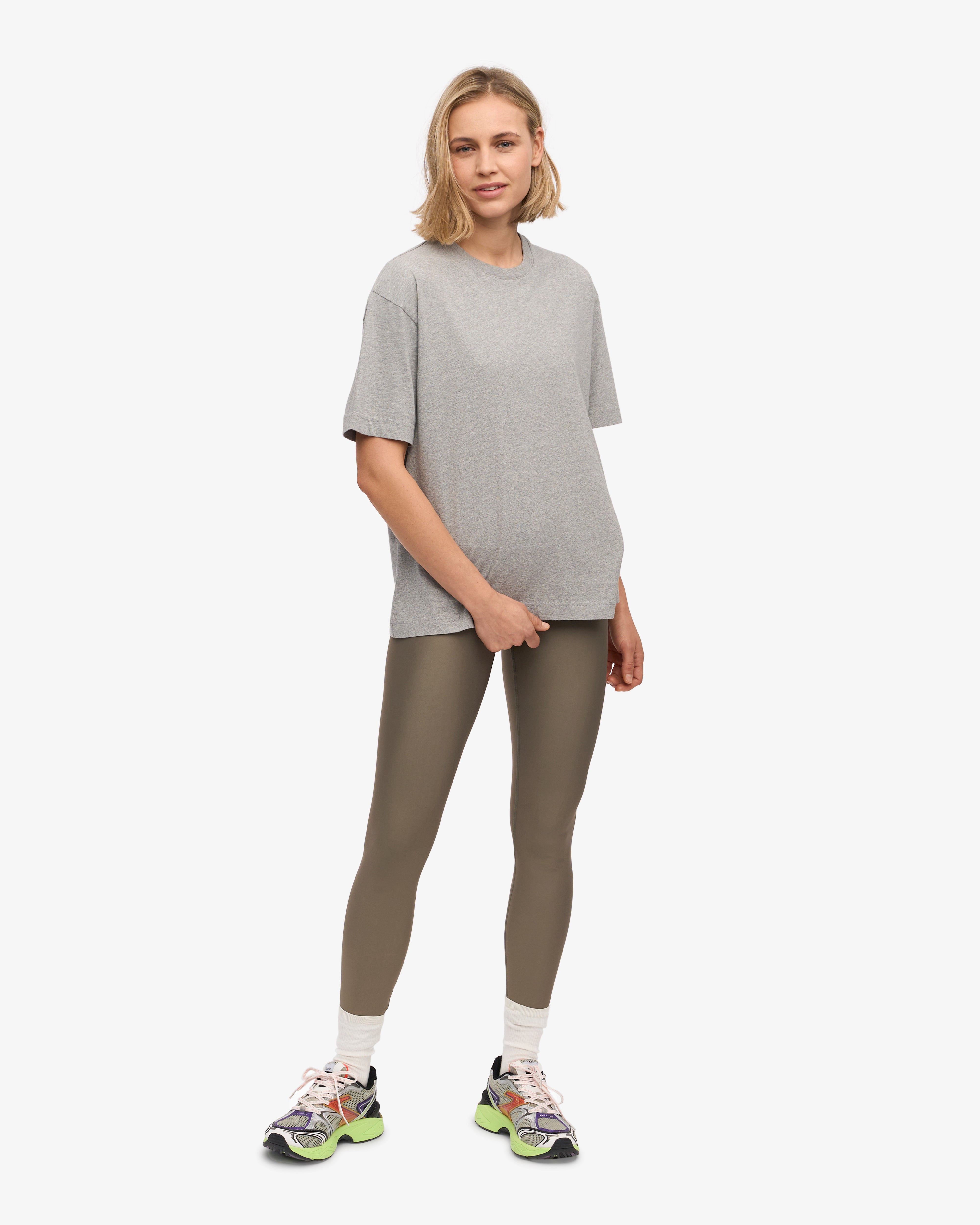 Oversized Organic T-Shirt - Heather Grey XS