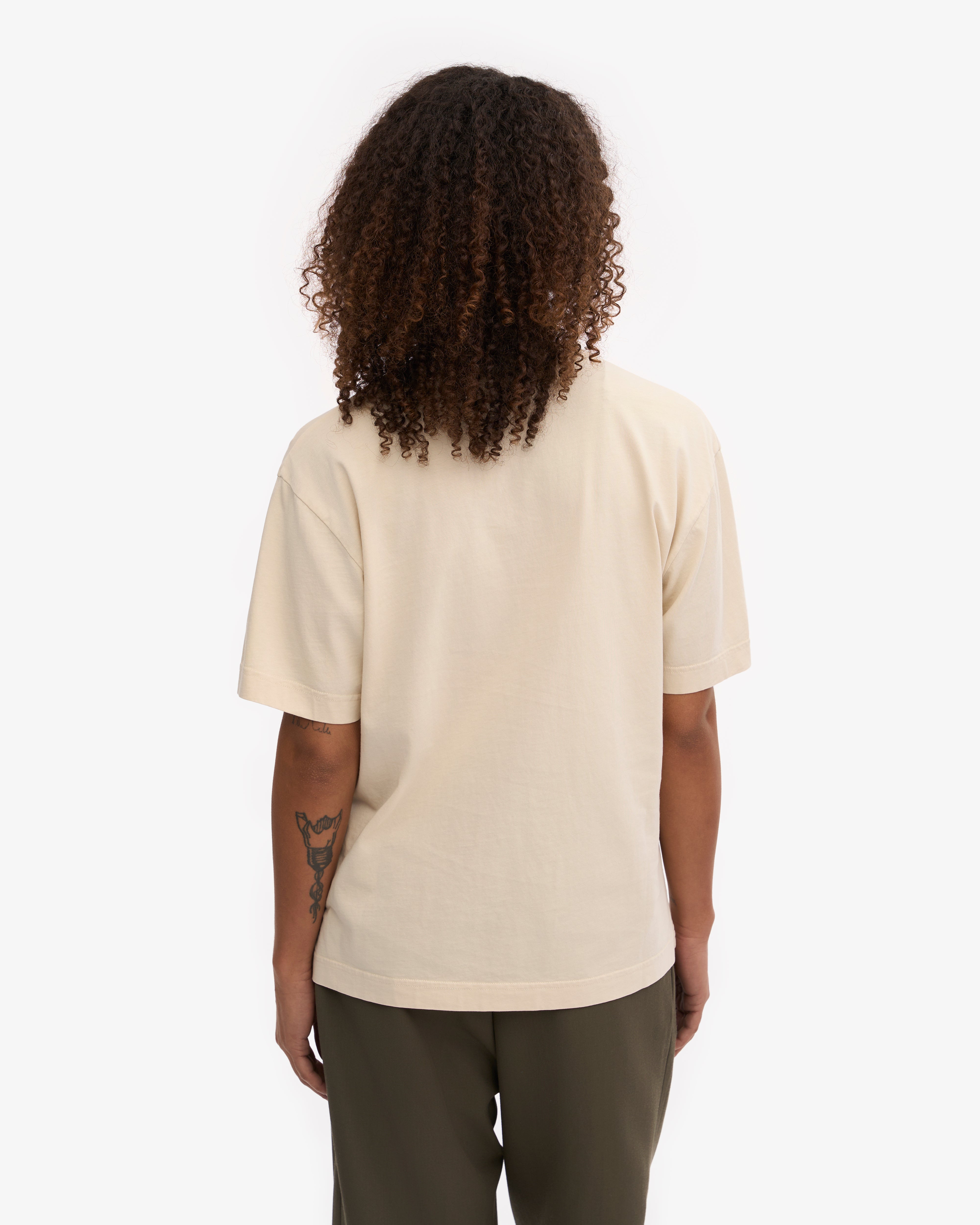Oversized Organic T-Shirt - Ivory White XS
