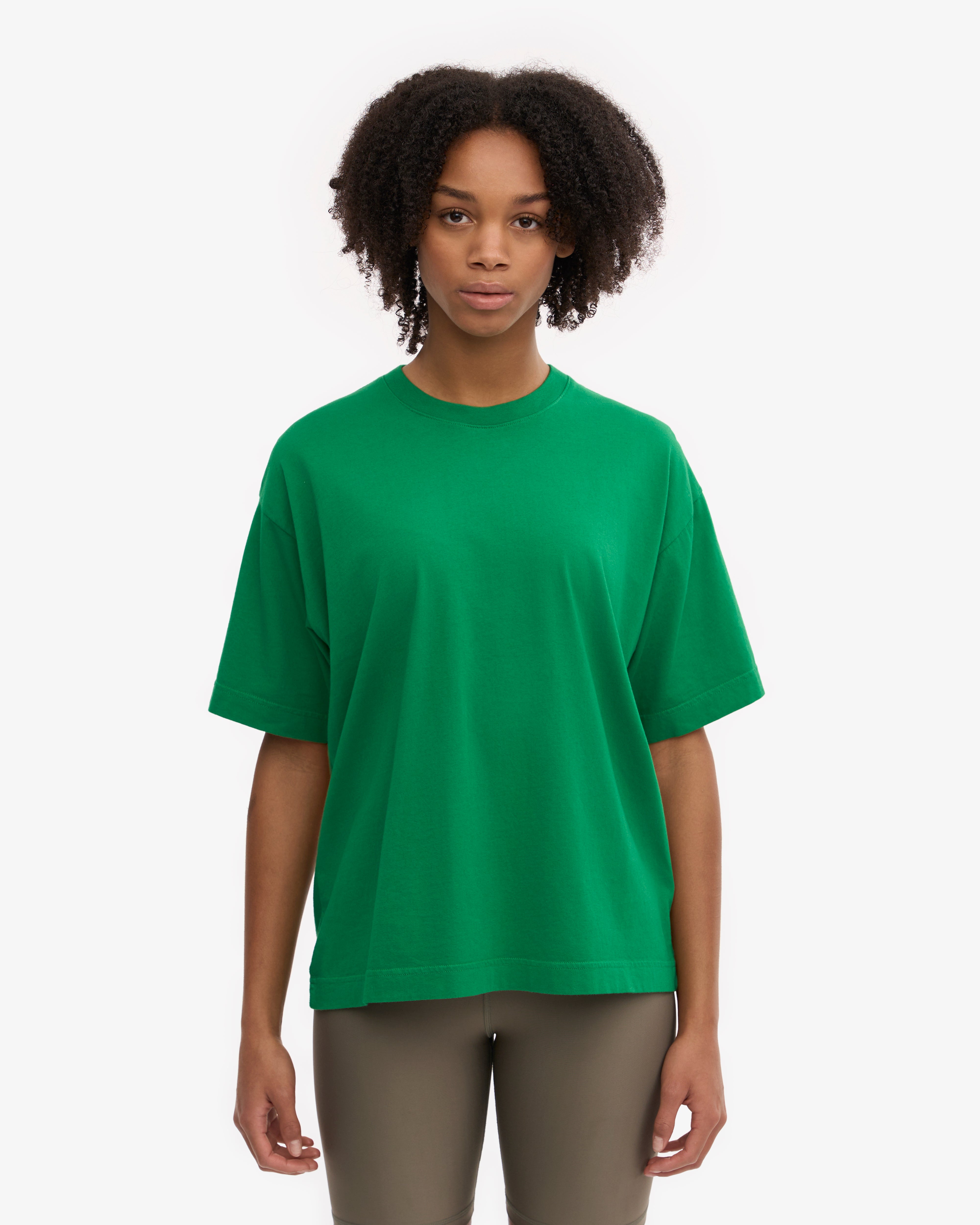 Oversized Organic T-Shirt - Kelly Green XS