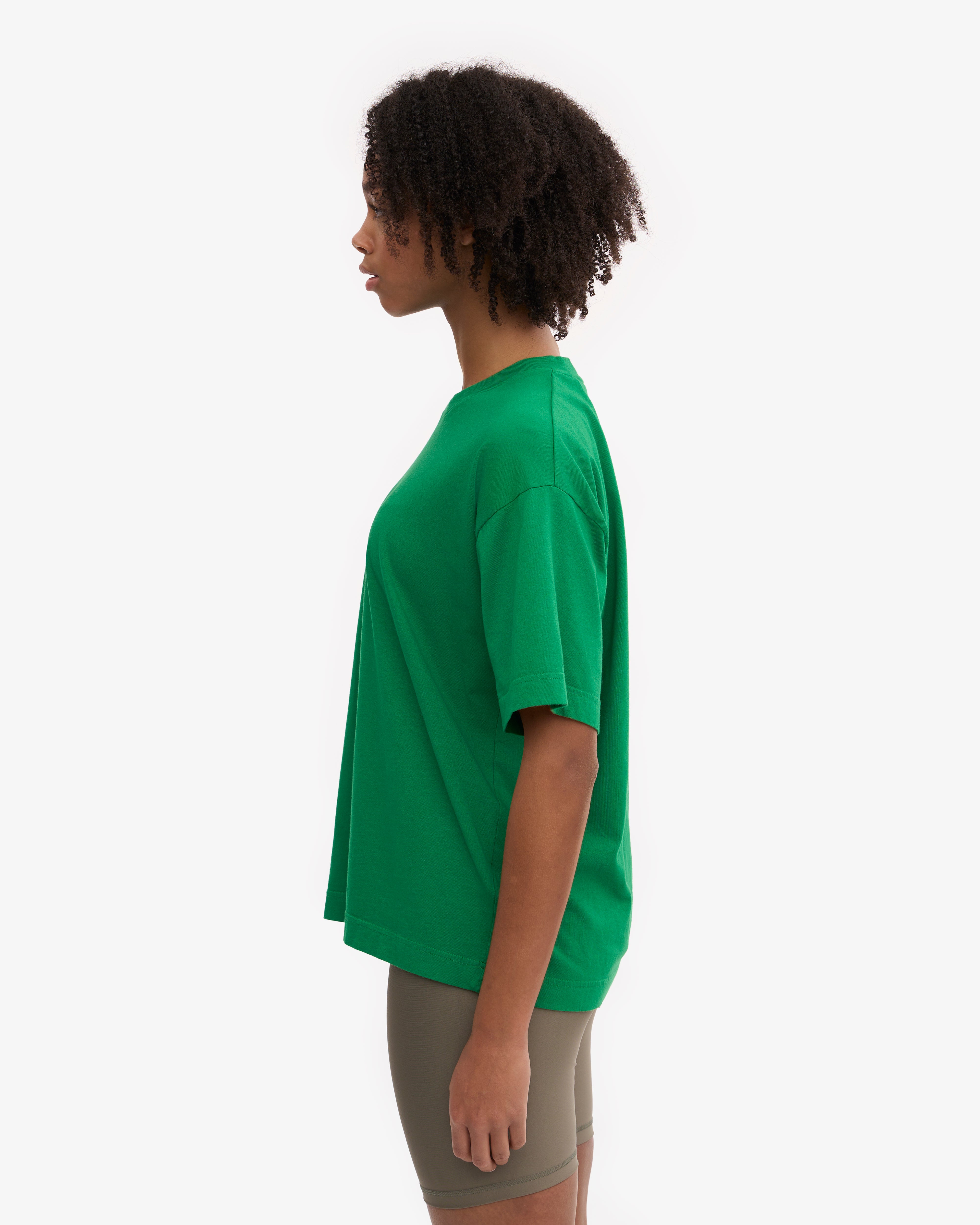 Oversized Organic T-Shirt - Kelly Green XS