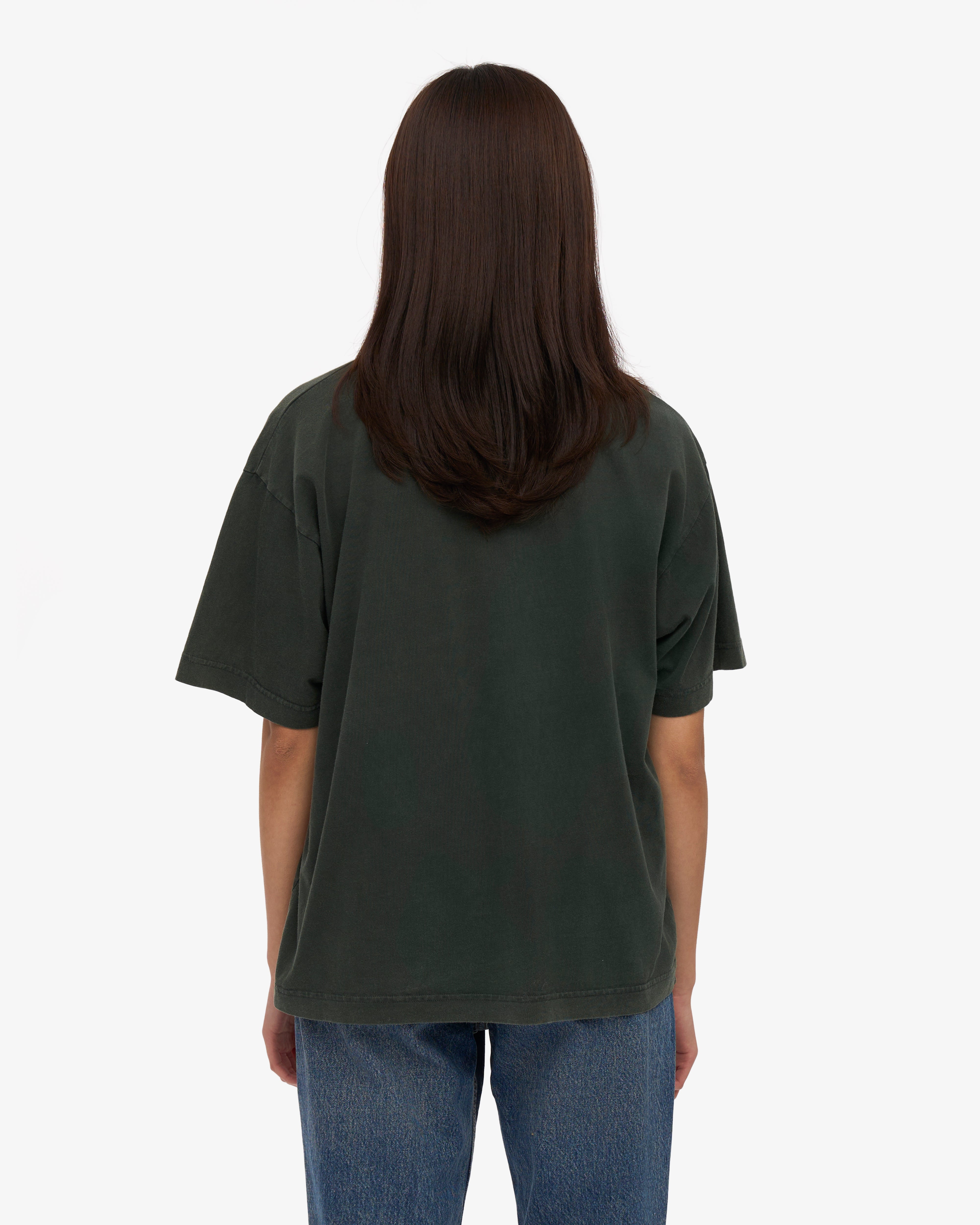 Oversized Organic T-Shirt - Midnight Forest XS