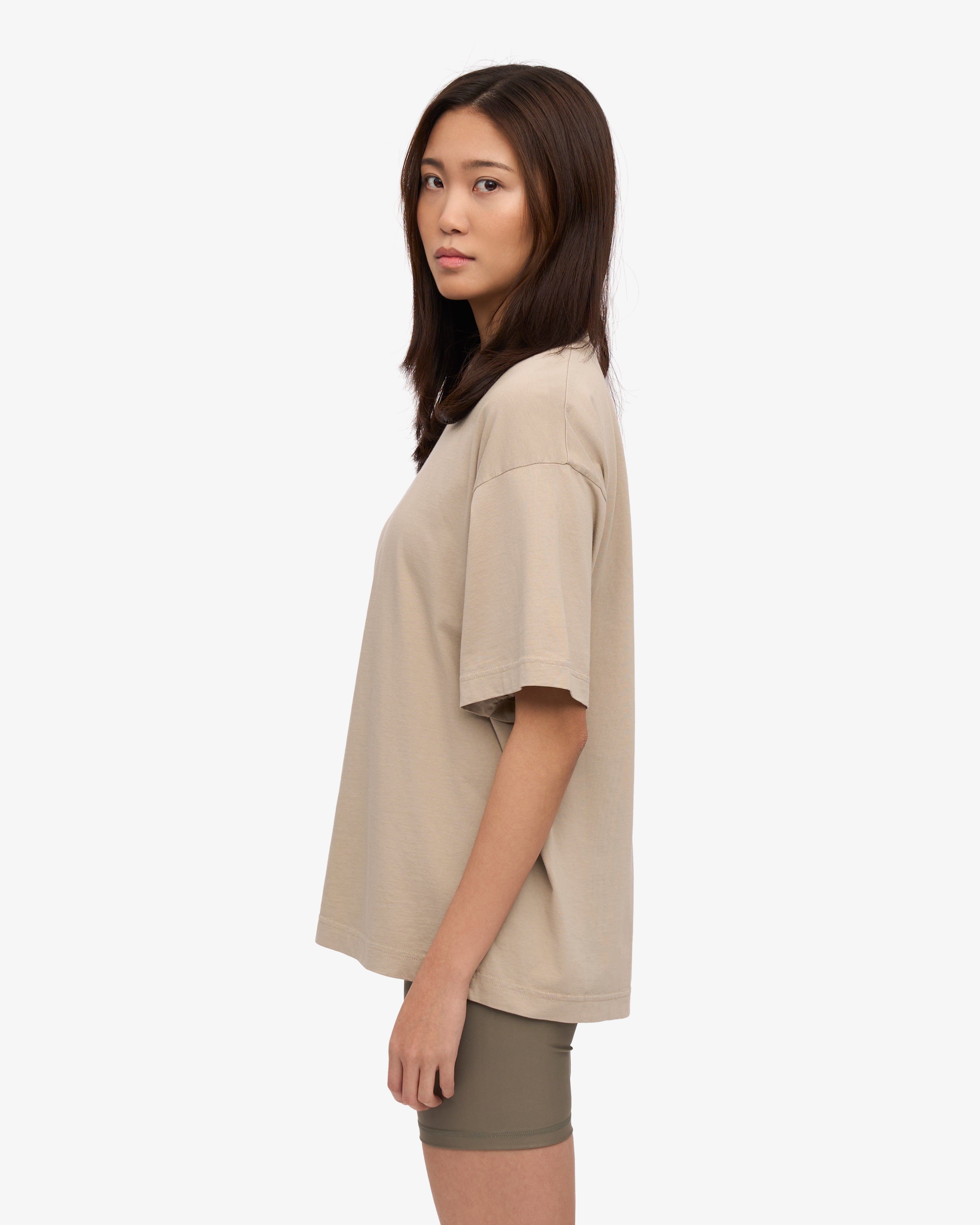 Oversized Organic T-Shirt - Oyster Grey XS