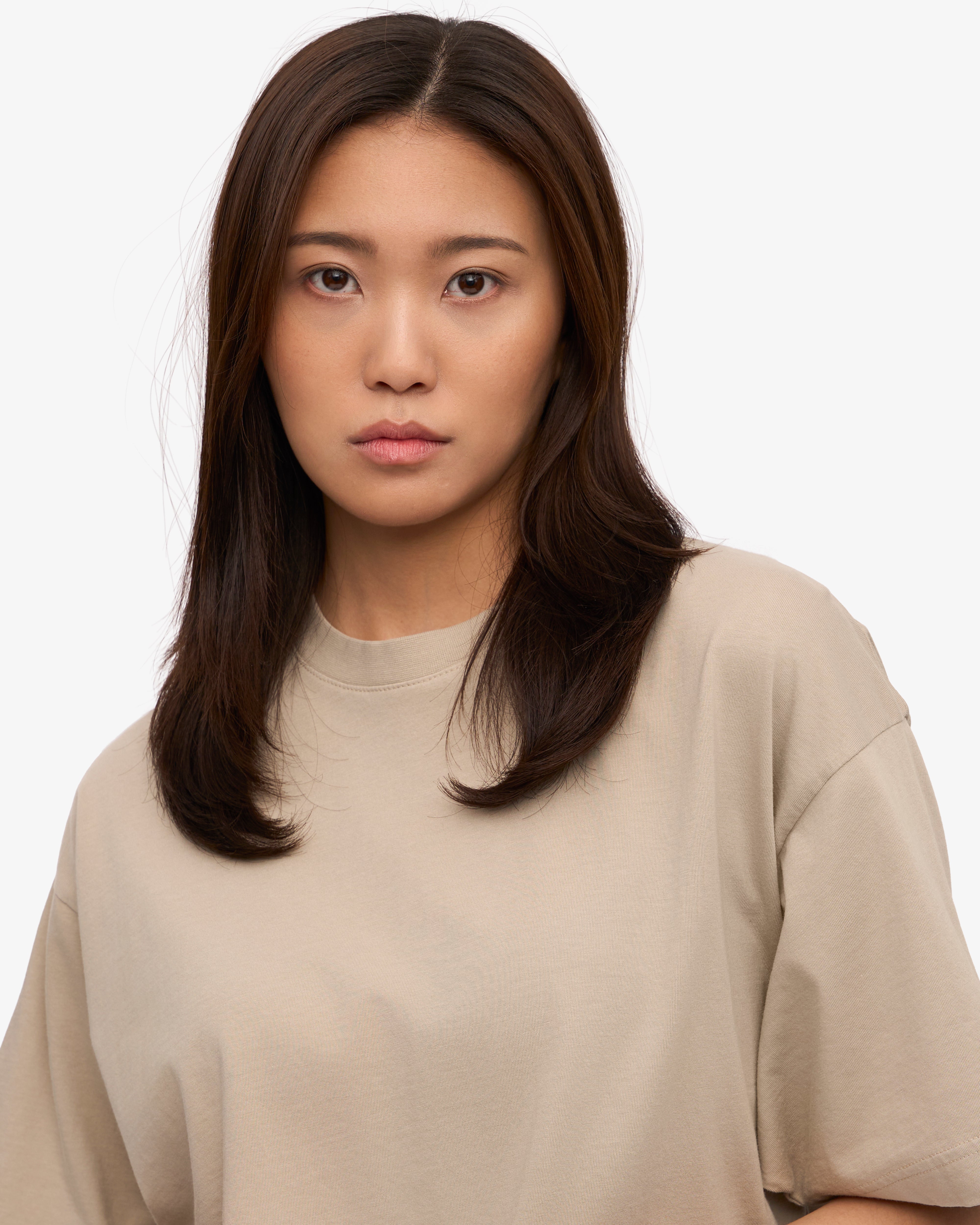 Oversized Organic T-Shirt - Oyster Grey XS