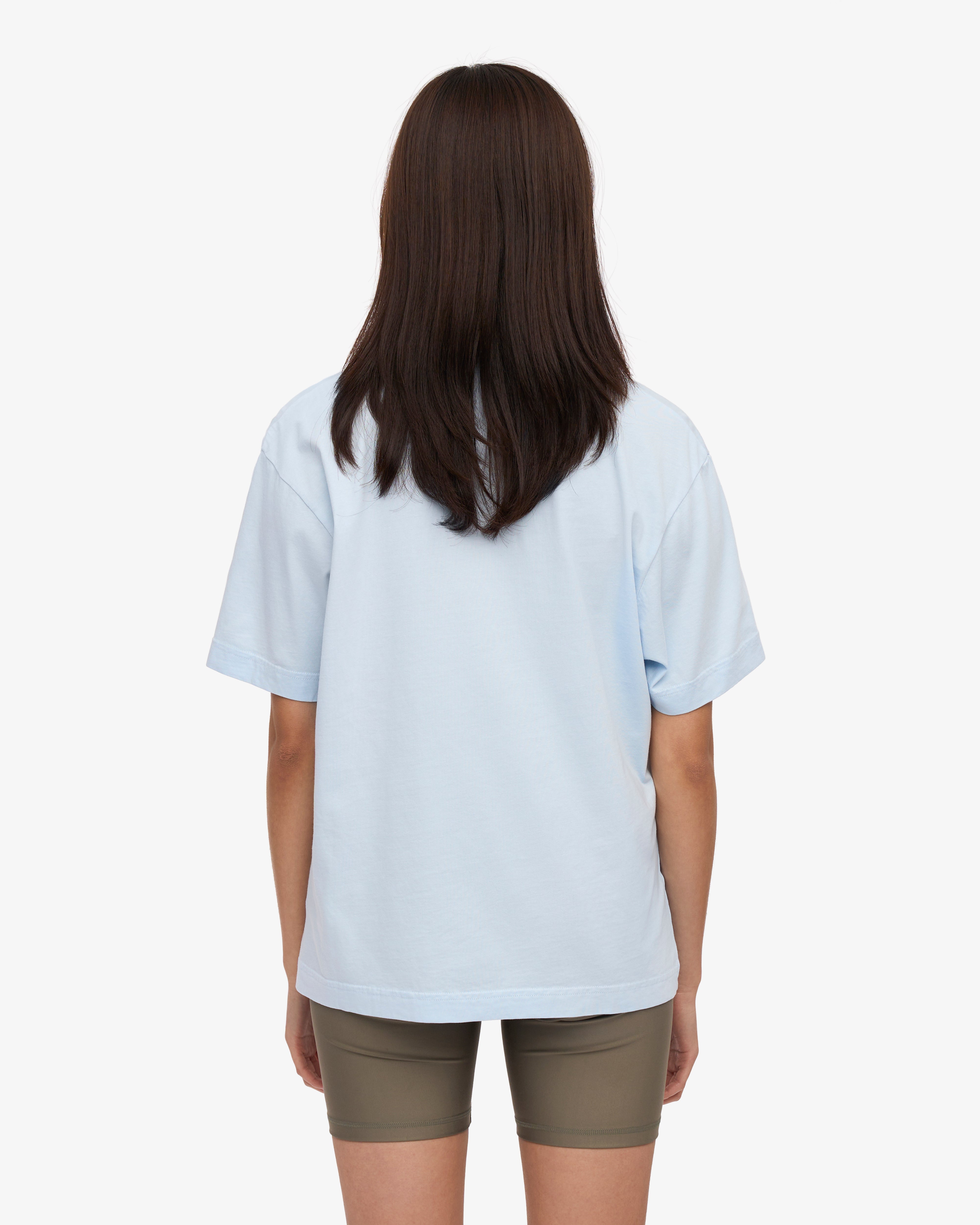 Oversized Organic T-Shirt - Polar Blue XS