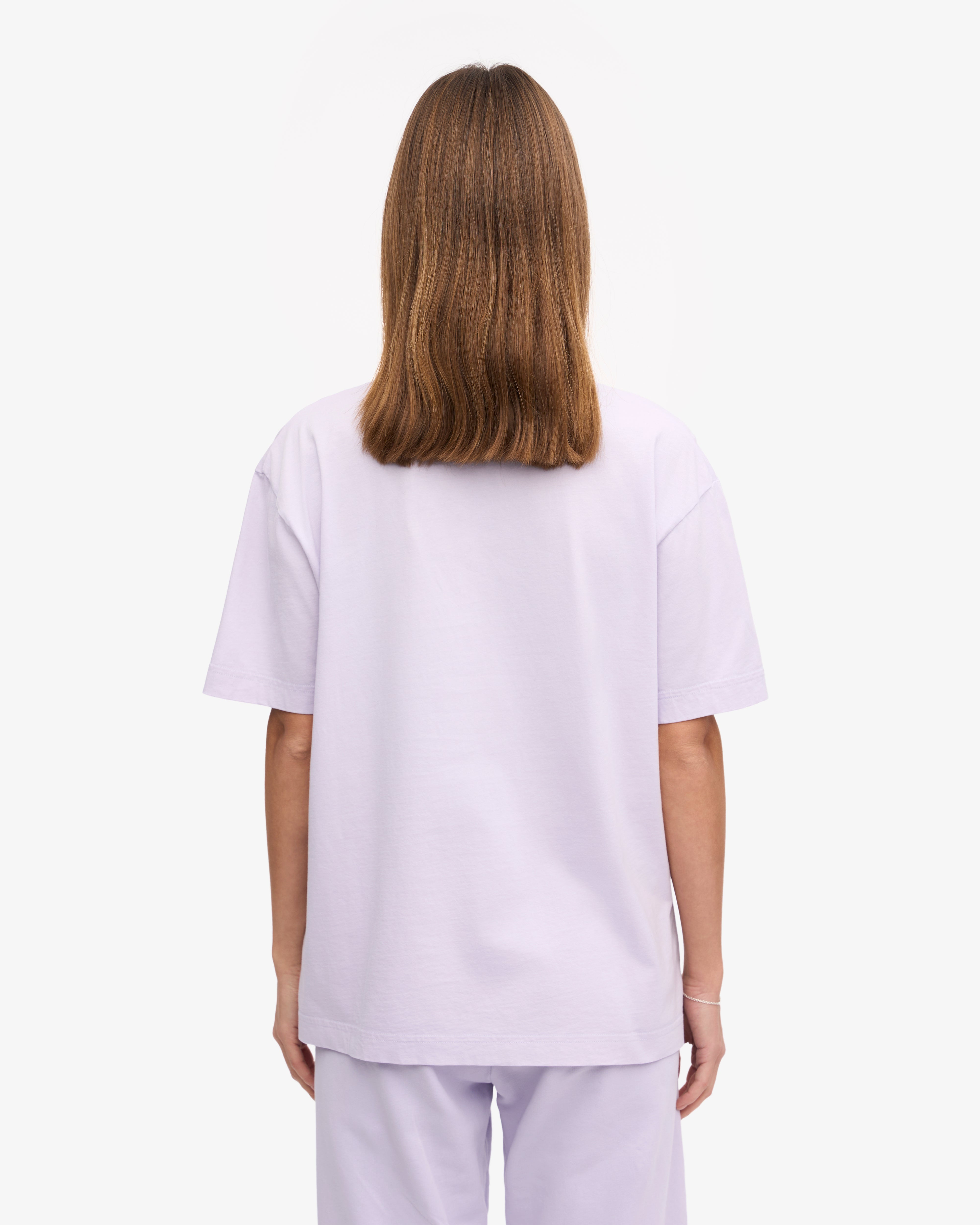 Oversized Organic T-Shirt - Soft Lavender XS