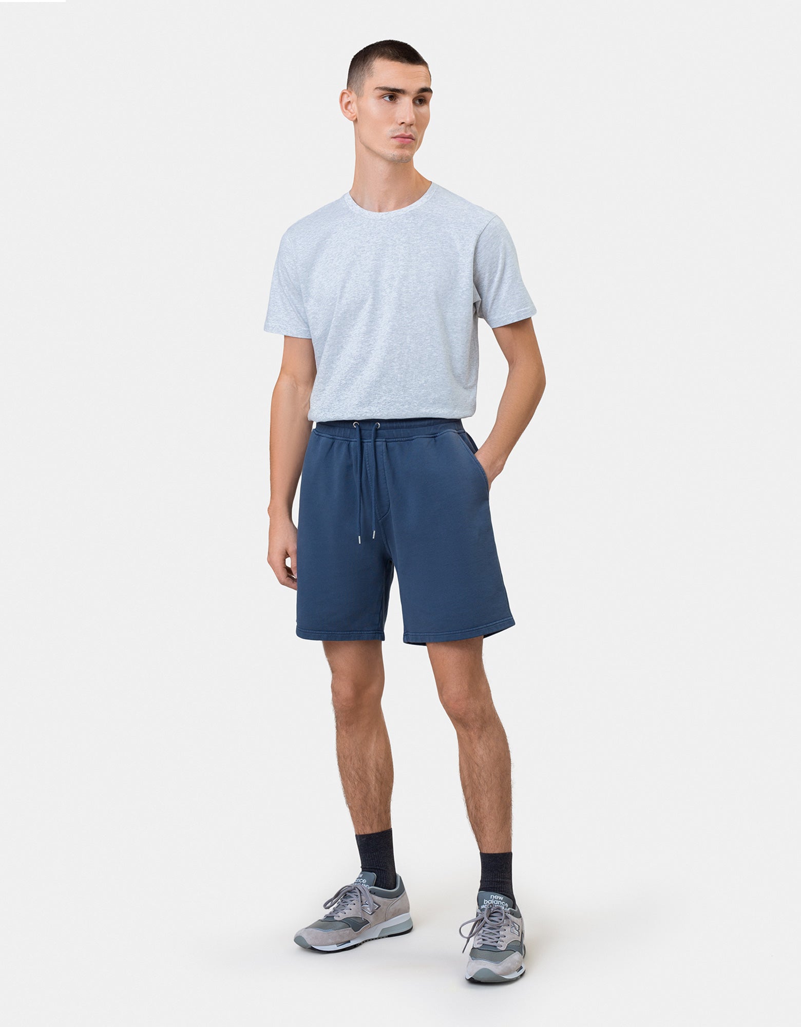 Colorful Standard Classic Organic Sweatshorts Shorts Petrol Blue
