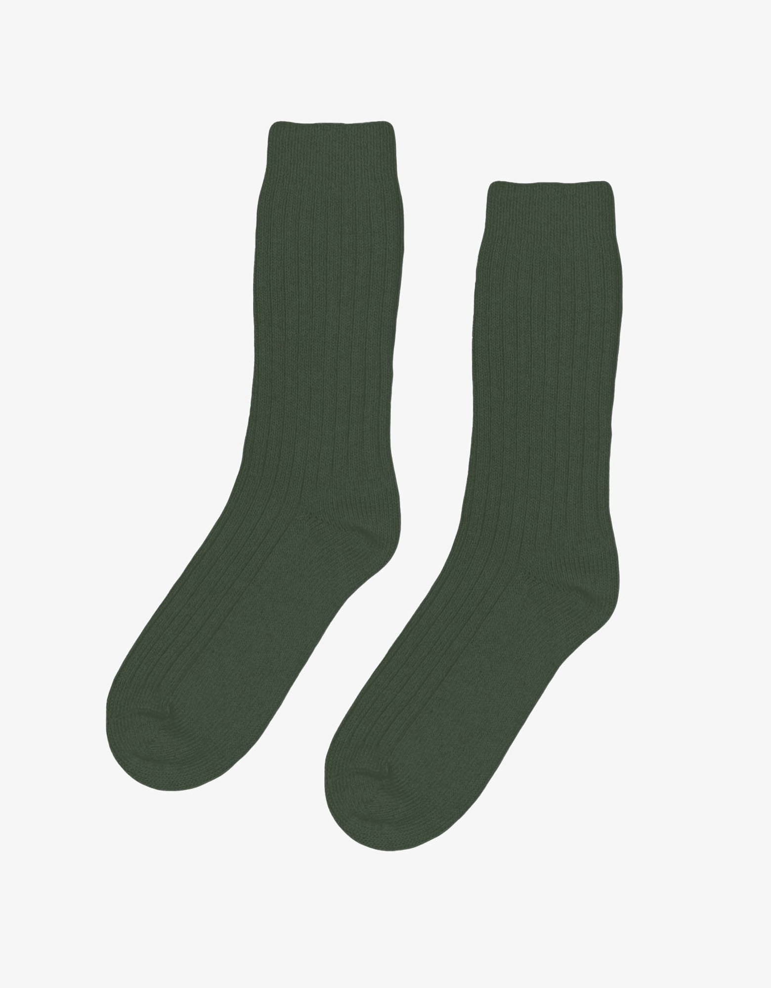 Colorful Standard Merino Wool Blend Sock Merino Wool Blend Sock Emerald Green