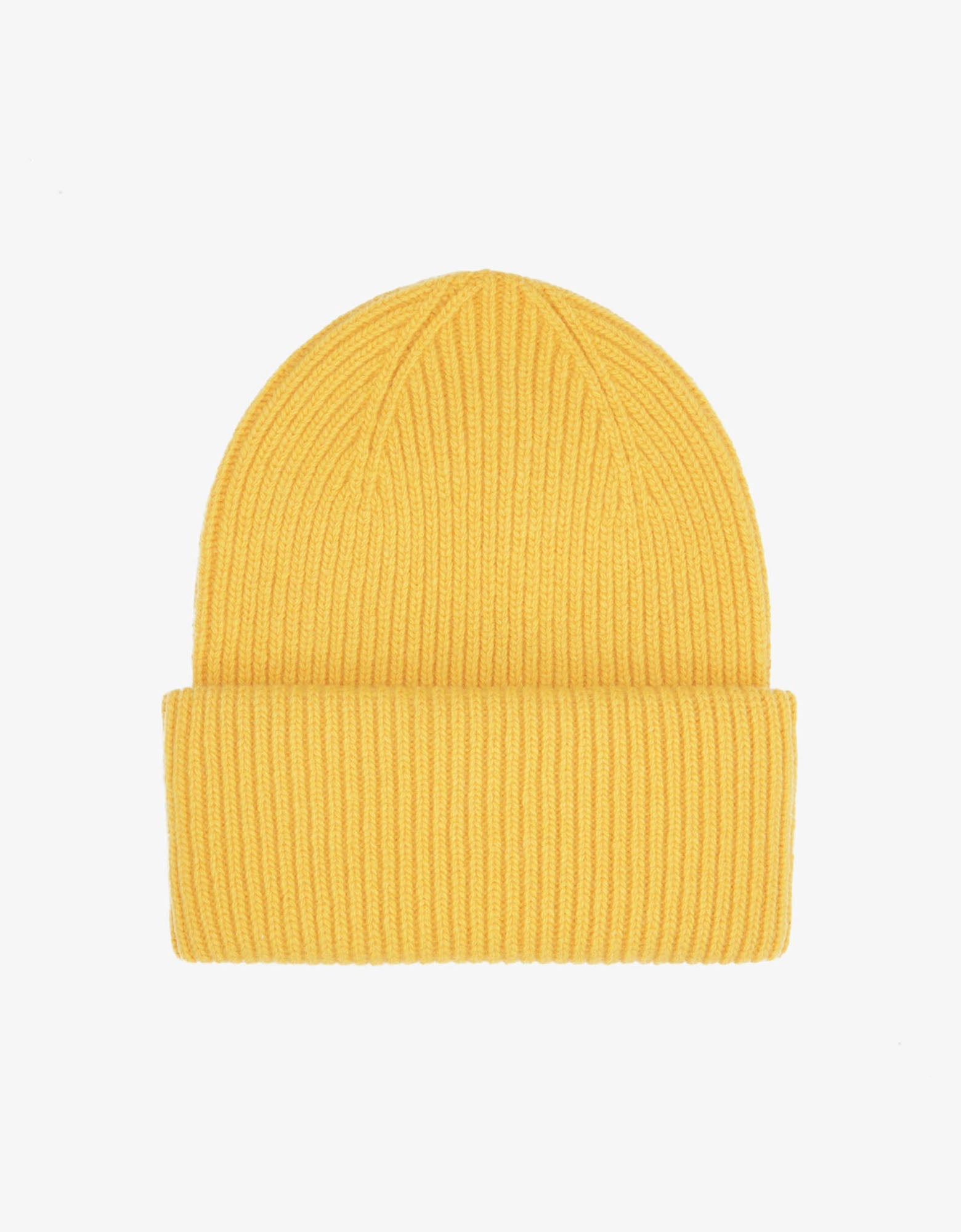 Merino Wool Hat - Lemon Yellow