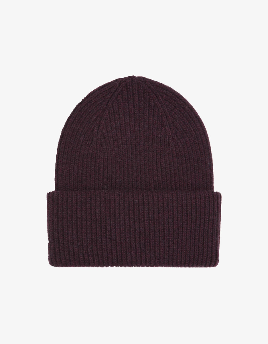 Merino Wool Hat Oxblood Red Colorful Standard