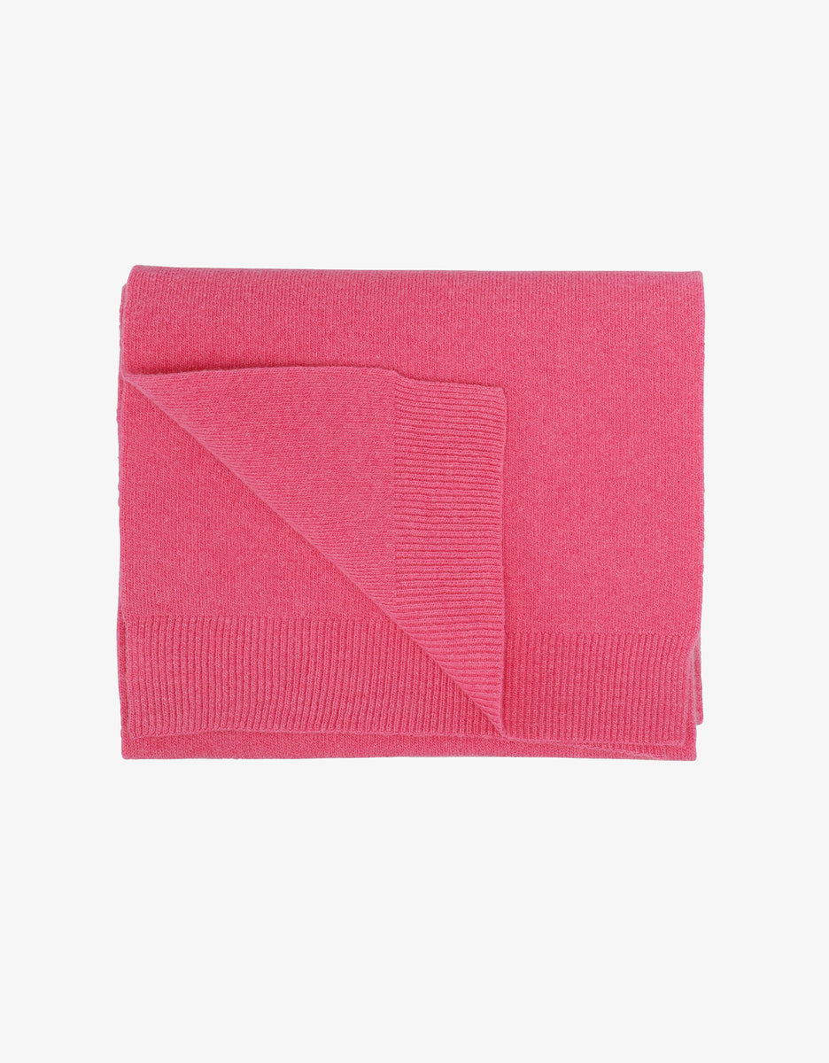 Bubblegum Pink Silk Square Scarf