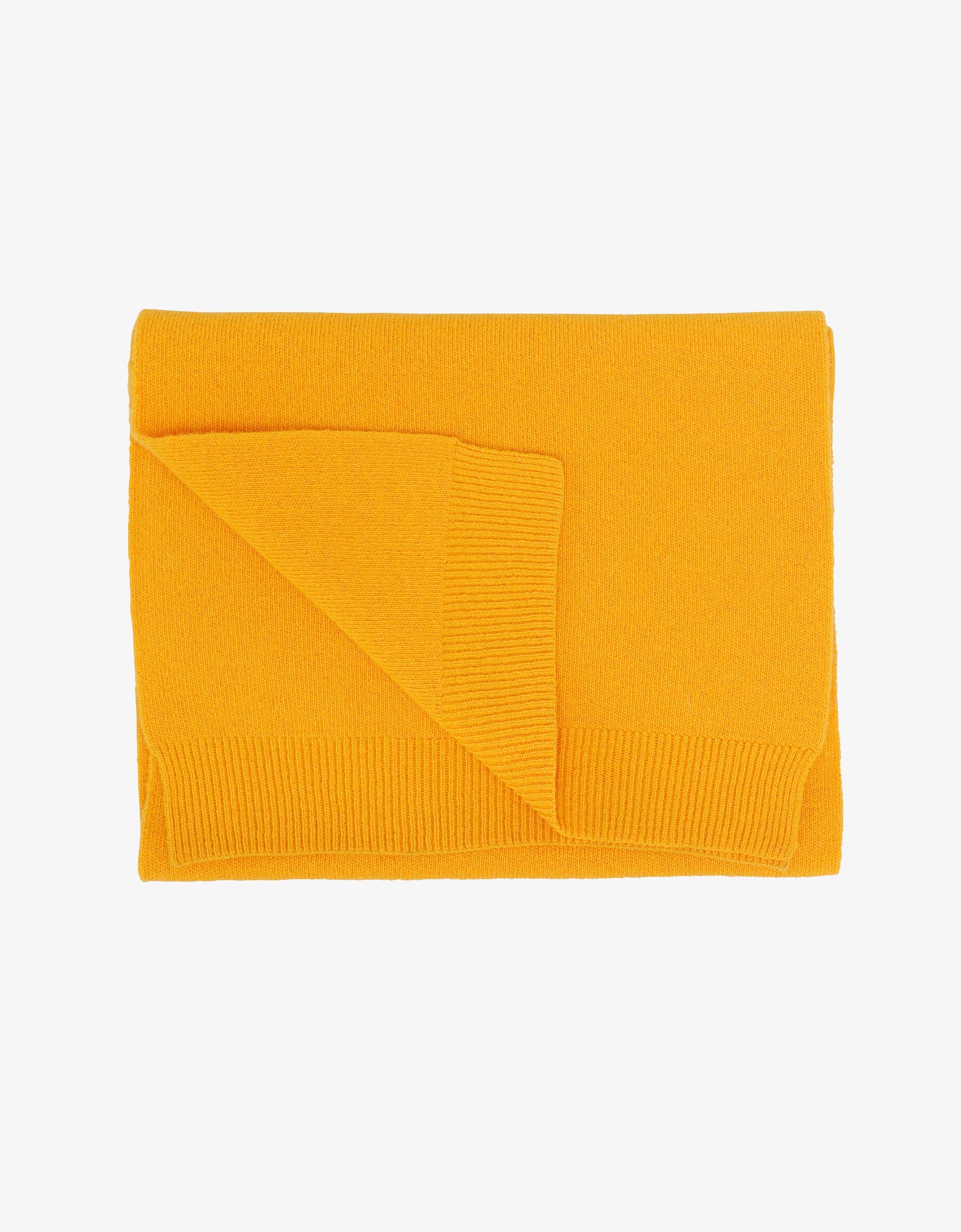 Colorful Standard Merino Wool Scarf Scarf Burned Yellow
