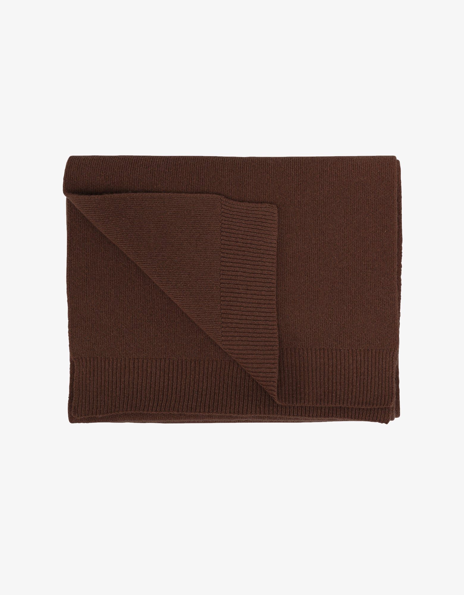 COFFEE SCARF / DARK BROWN [60%OFF]