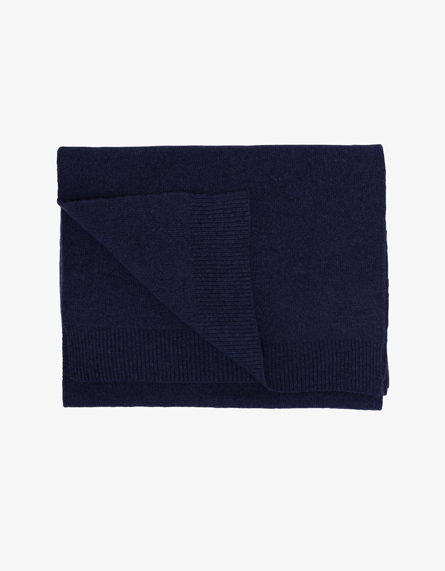 Colorful Standard Merino Wool Scarf Scarf Navy Blue