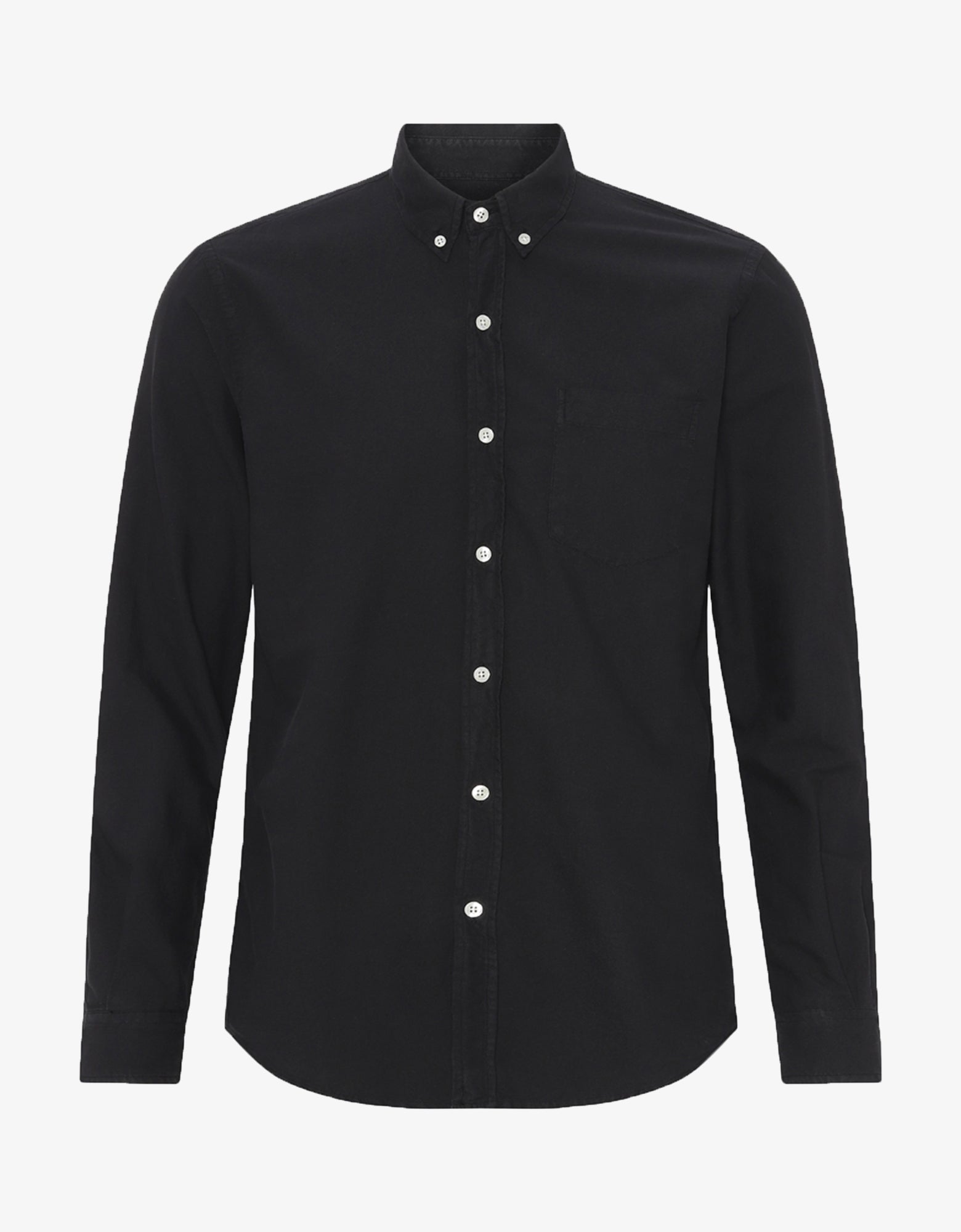 Colorful Standard Organic Button Down Shirt Shirt Deep Black