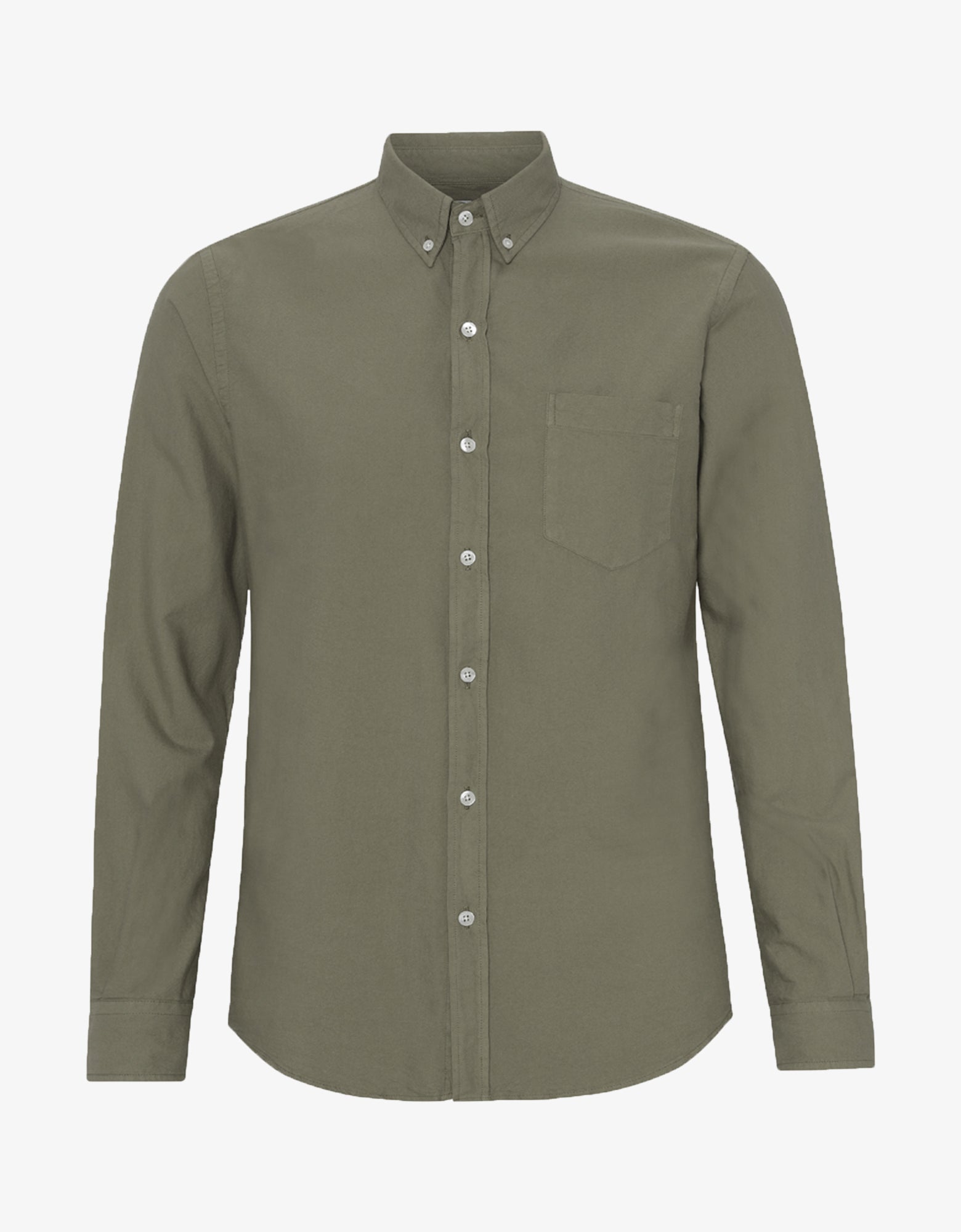 Colorful Standard Organic Button Down Shirt Shirt Dusty Olive
