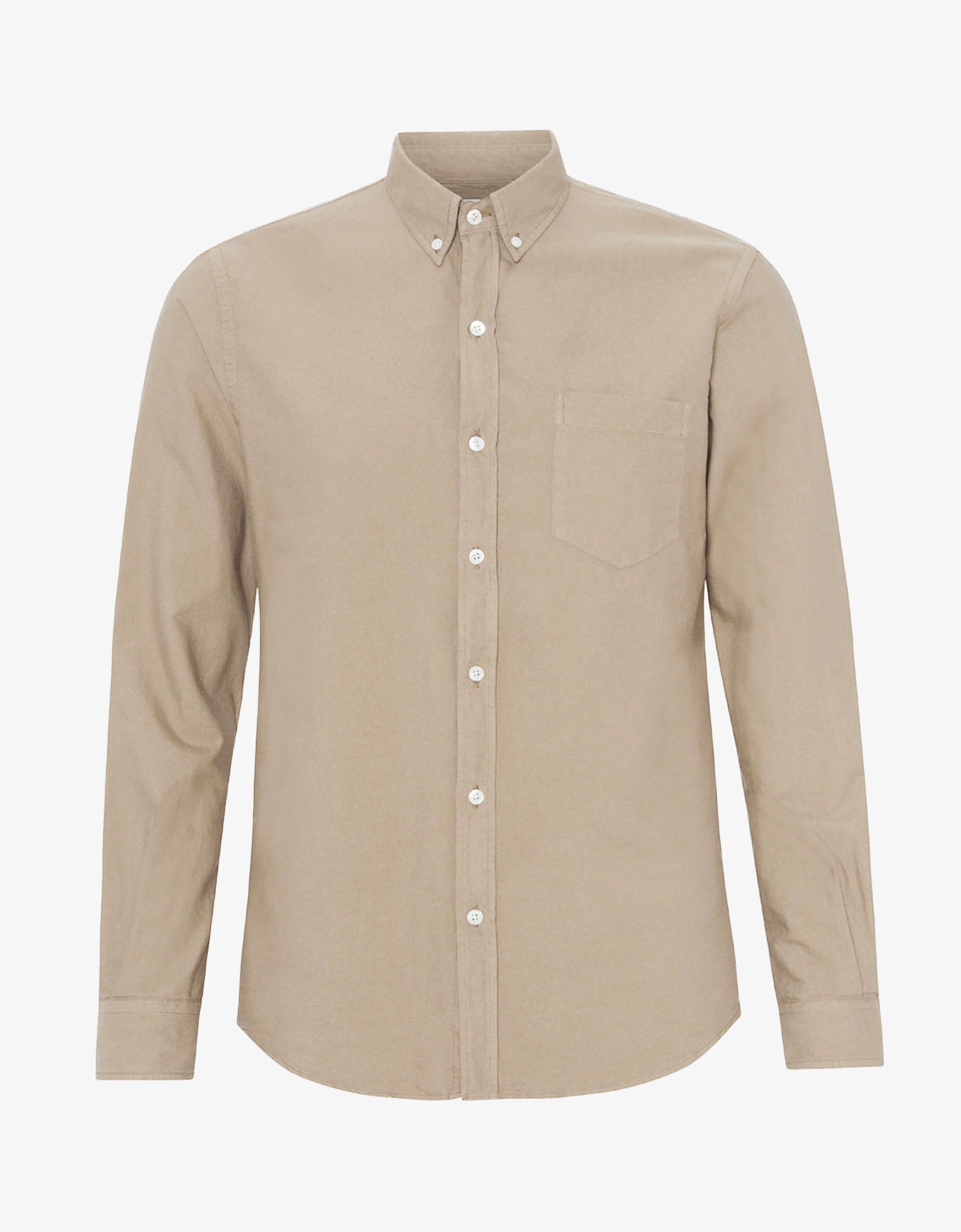 Colorful Standard Organic Button Down Shirt Shirt Oyster Grey