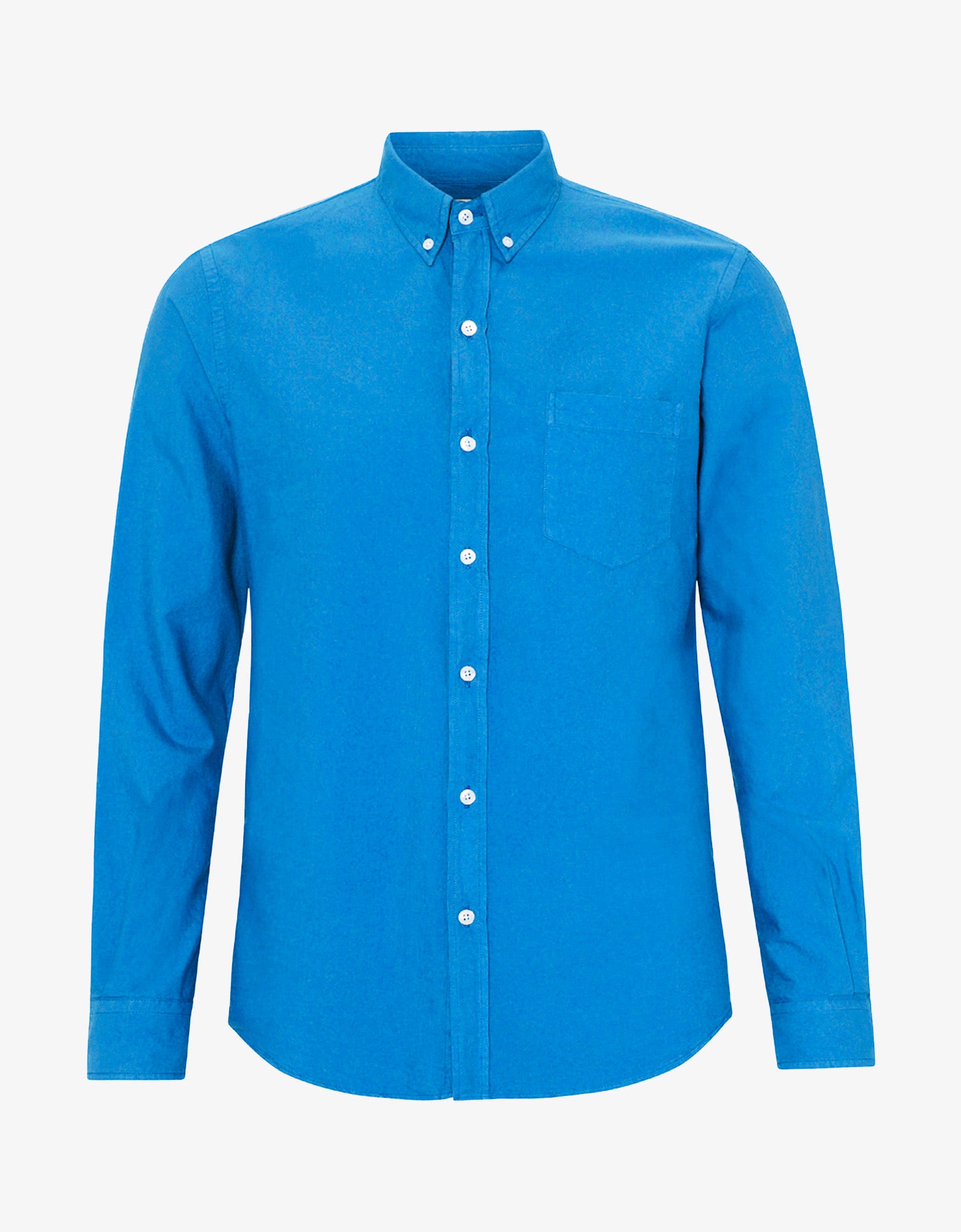 Colorful Standard Organic Button Down Shirt Shirt Pacific Blue